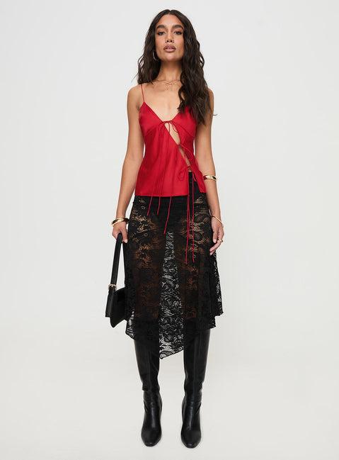 Mariah Cami Red Product Image