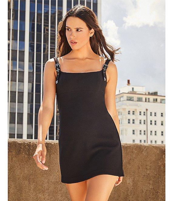 Gianni Bini Sierra Buckle Strap Sleeveless Dress Product Image