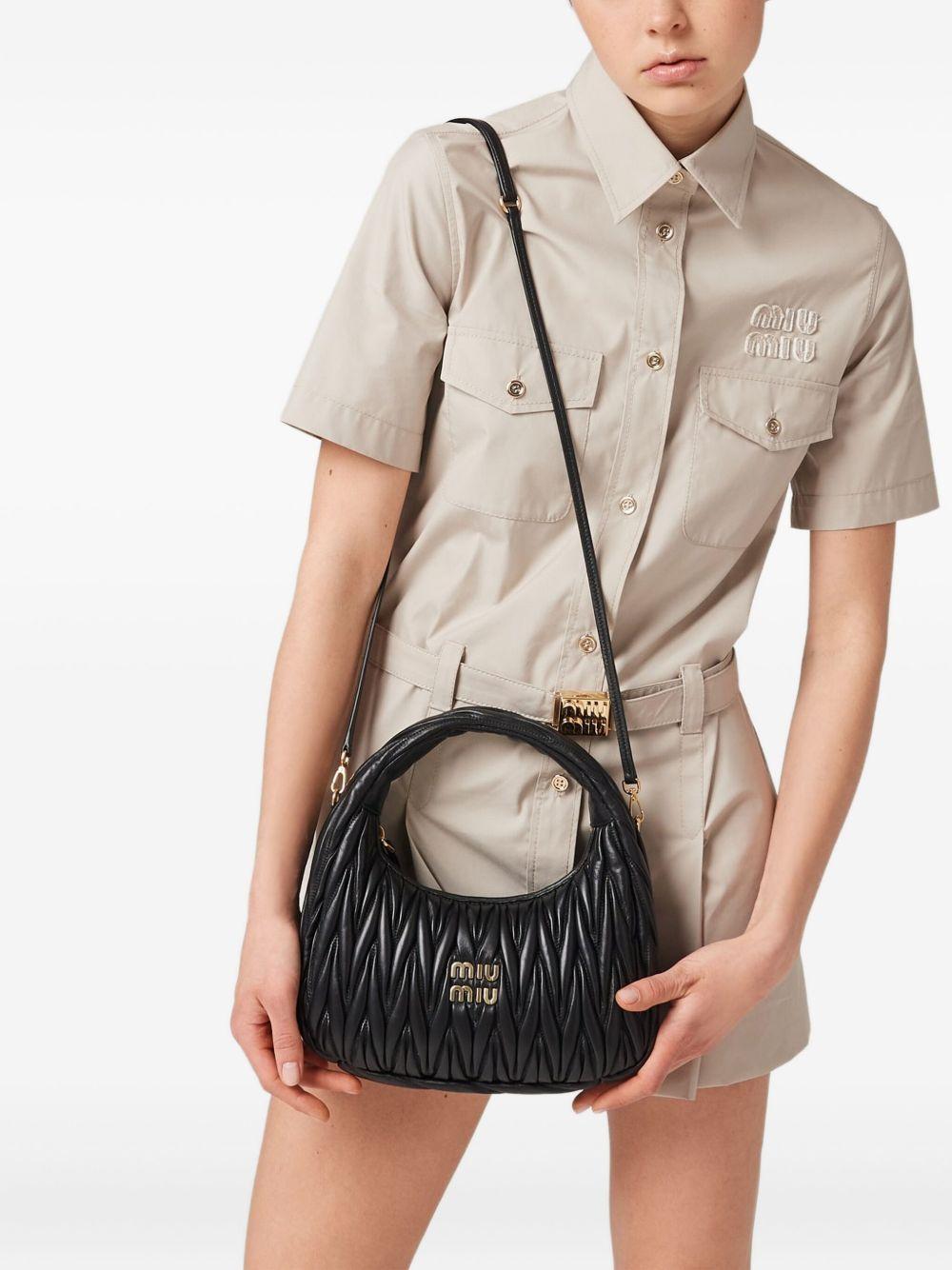 Wander matelassé leather tote bag Product Image