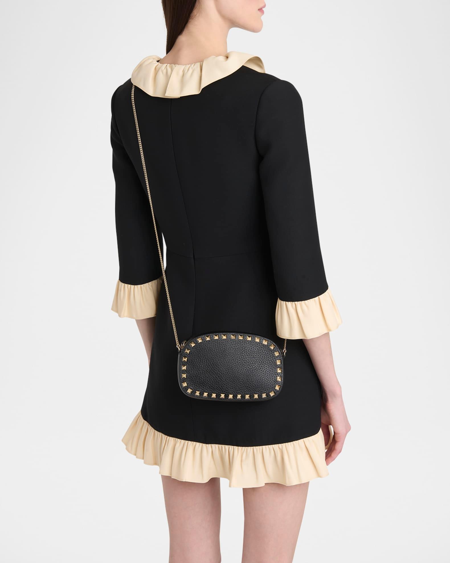 Mini Rockstud Leather Crossbody Bag Product Image