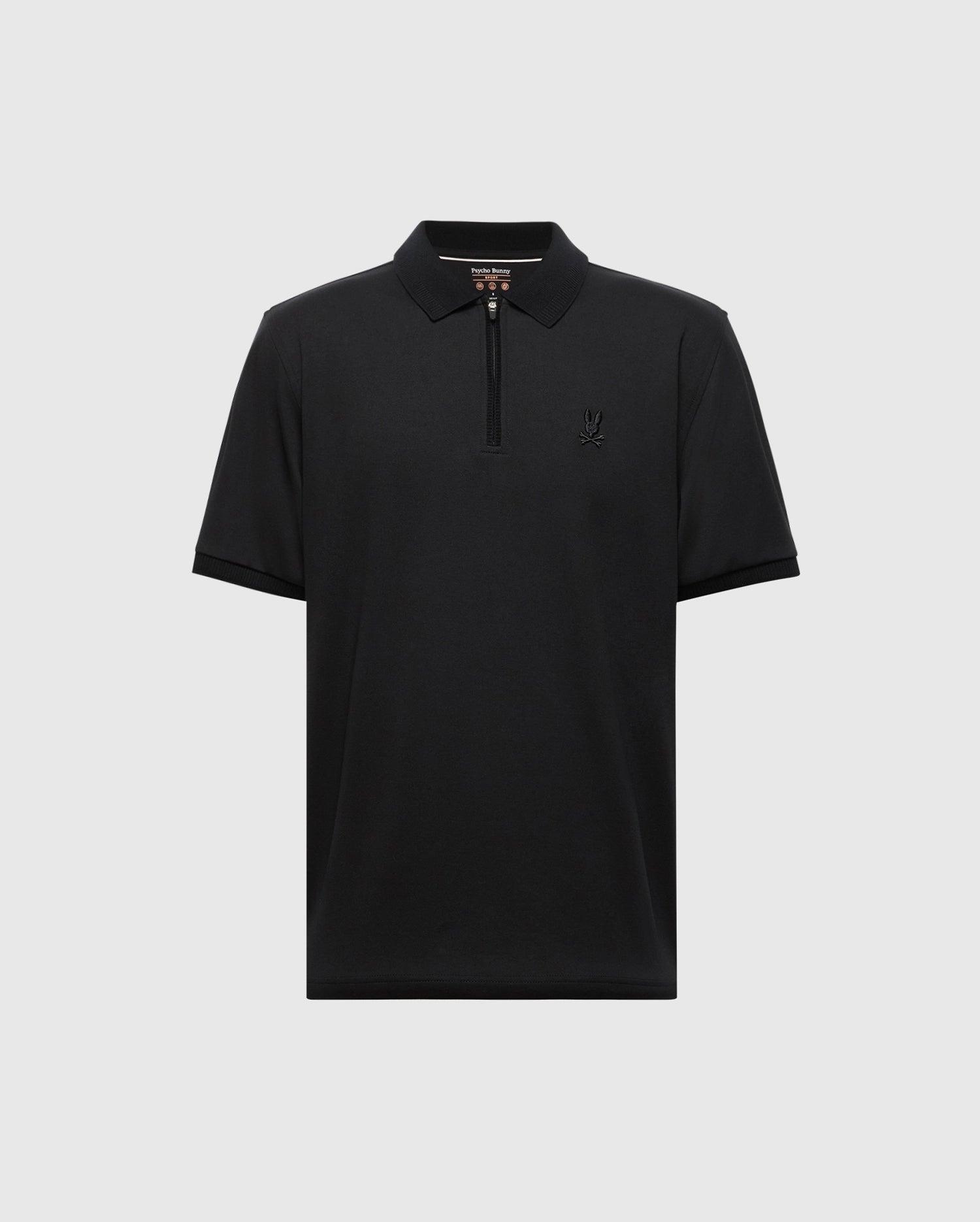 MENS TREVOR PERFORMANCE PIQUE ZIP UP POLO - B6K557F200 Male Product Image