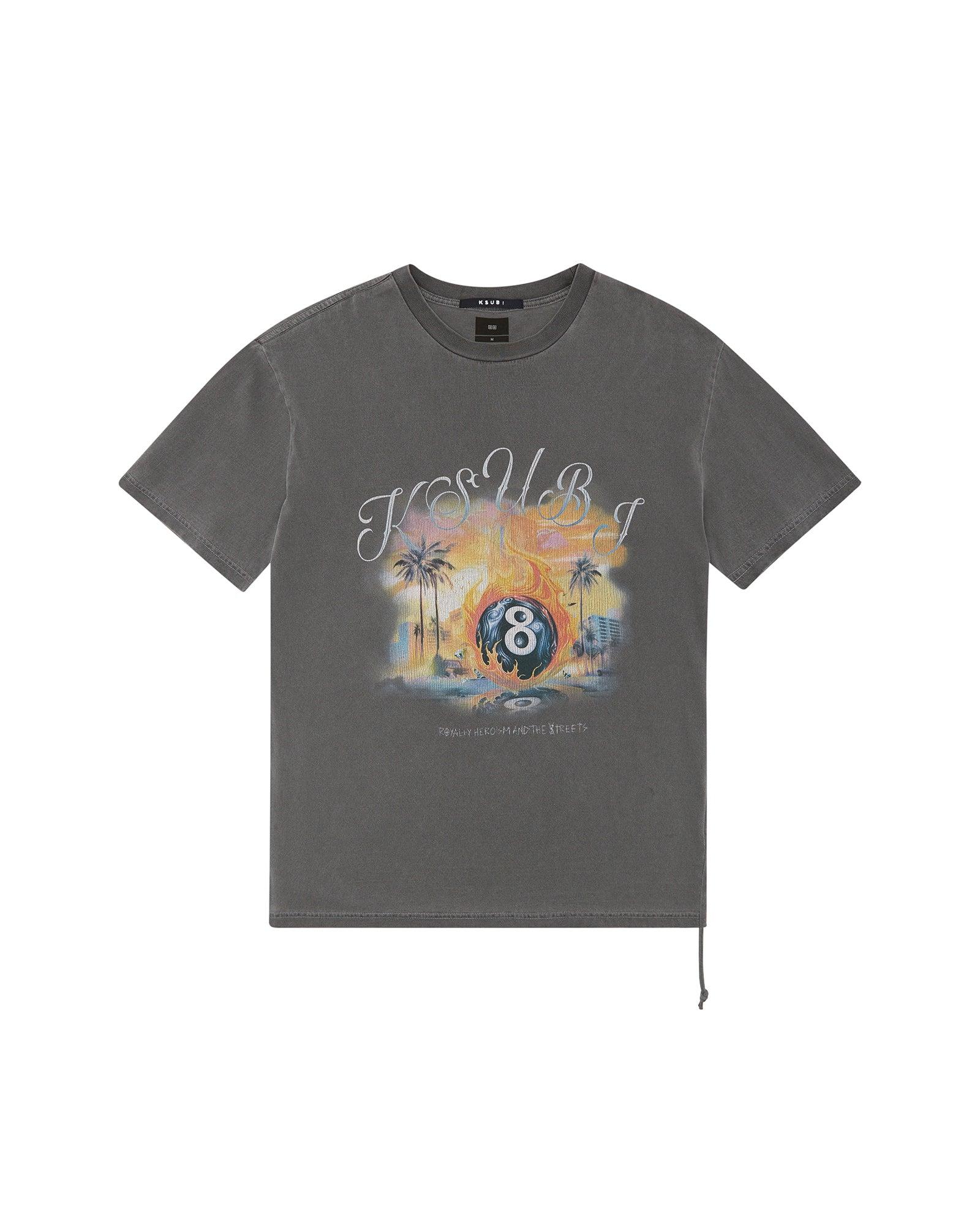 WORLD ORDER BIGGIE SS TEE CHARCOAL Male Product Image