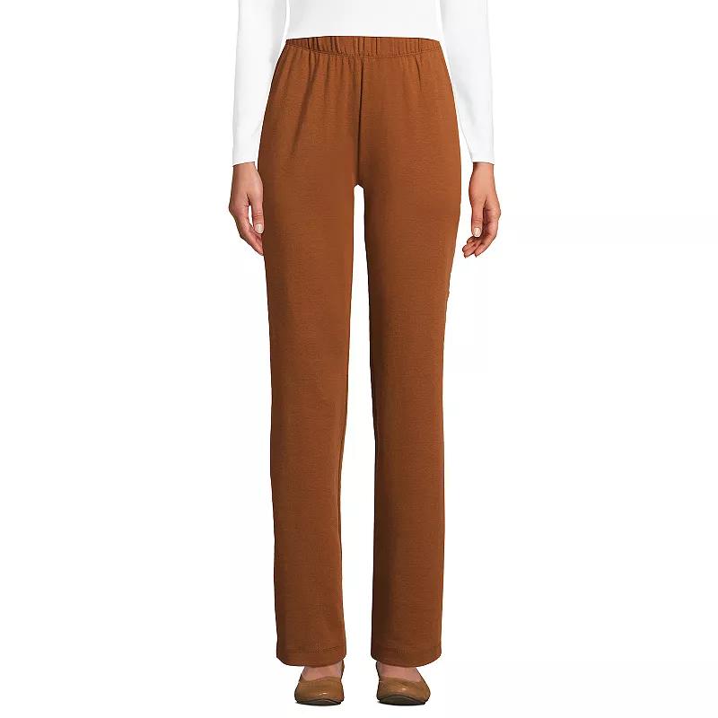 Women's Lands' End Sport Knit High Waist Pants,  Product Image