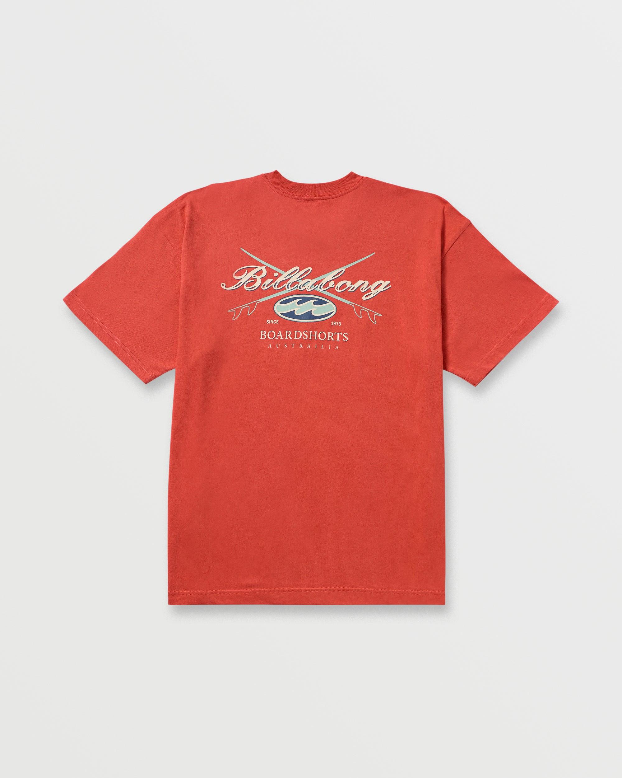 Crossboards OG Tee - Burnt Red Male Product Image