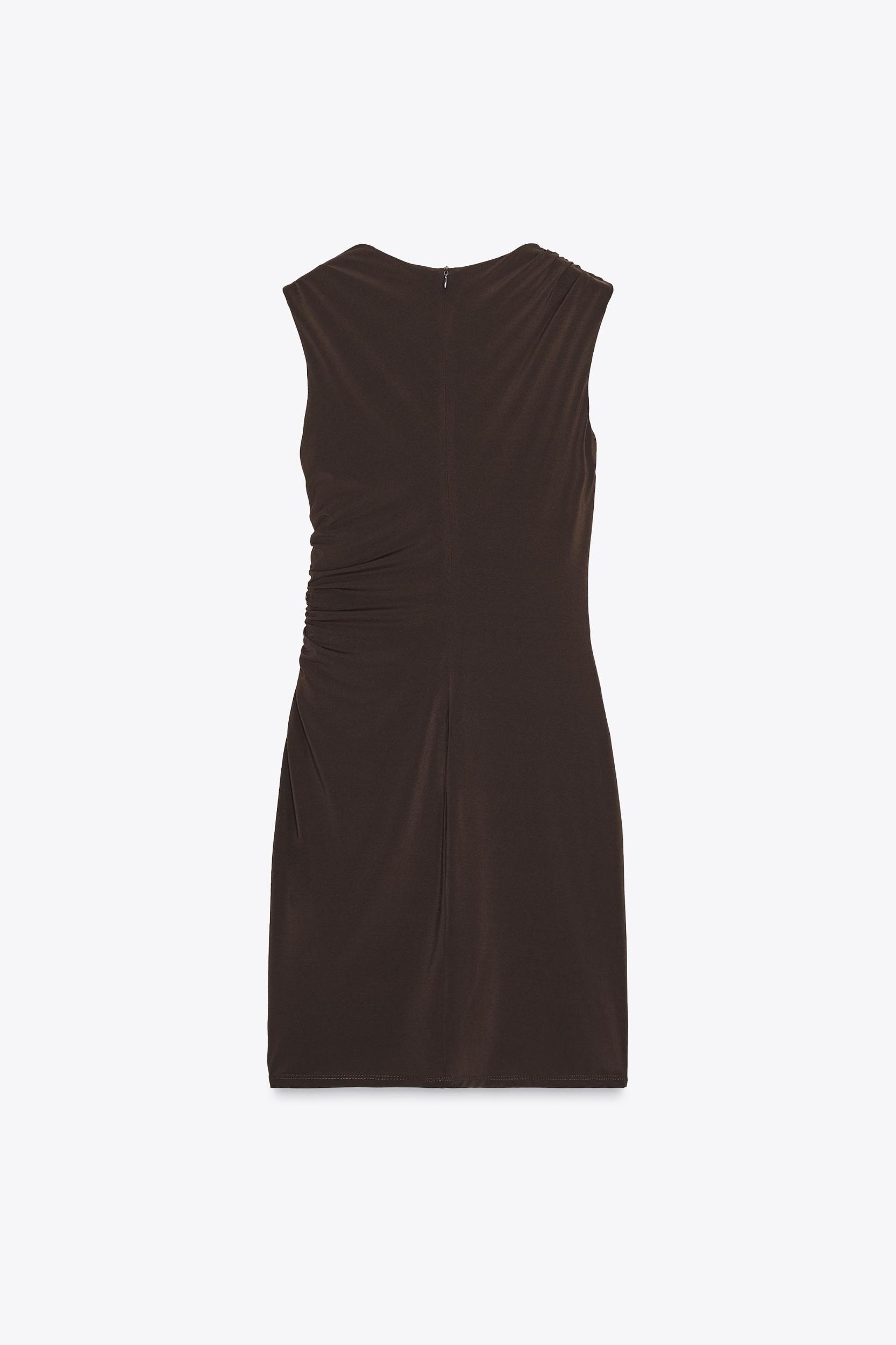 DRAPED MINI DRESS Product Image