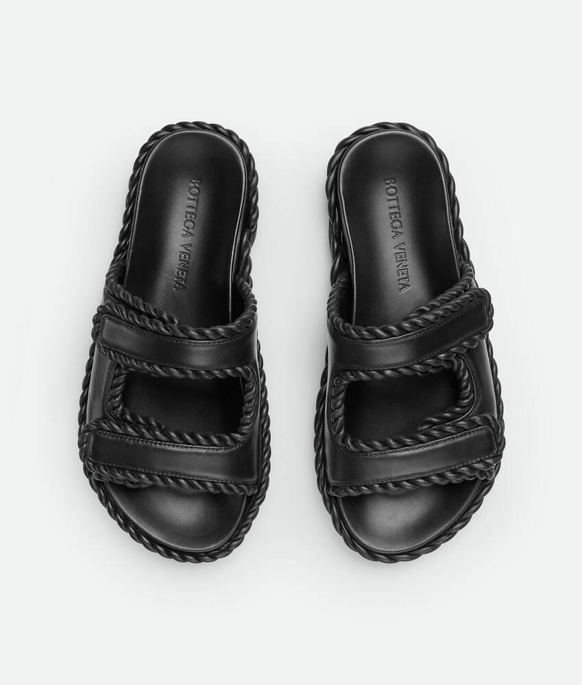 Women's Jack Flat Mule in Black Product Image