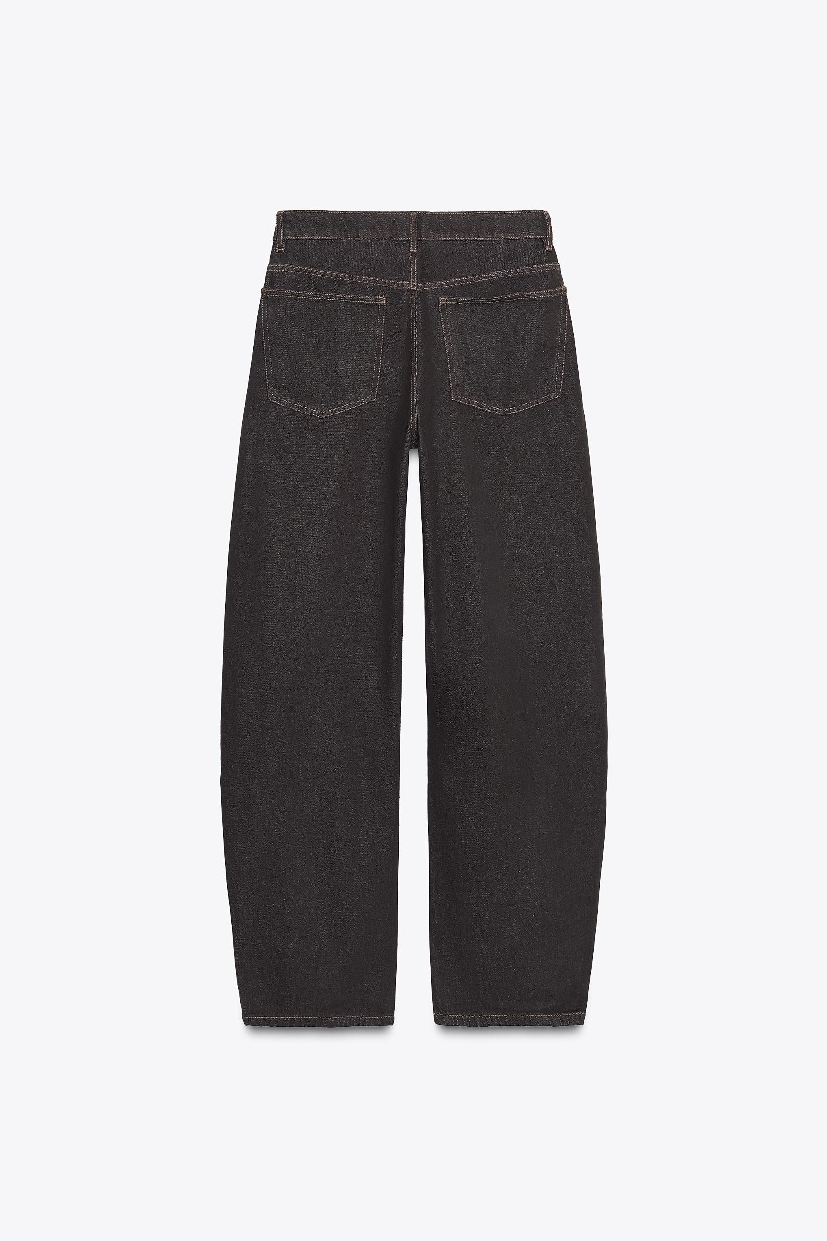 TRF BARREL HIGH-WAIST JEANS Product Image