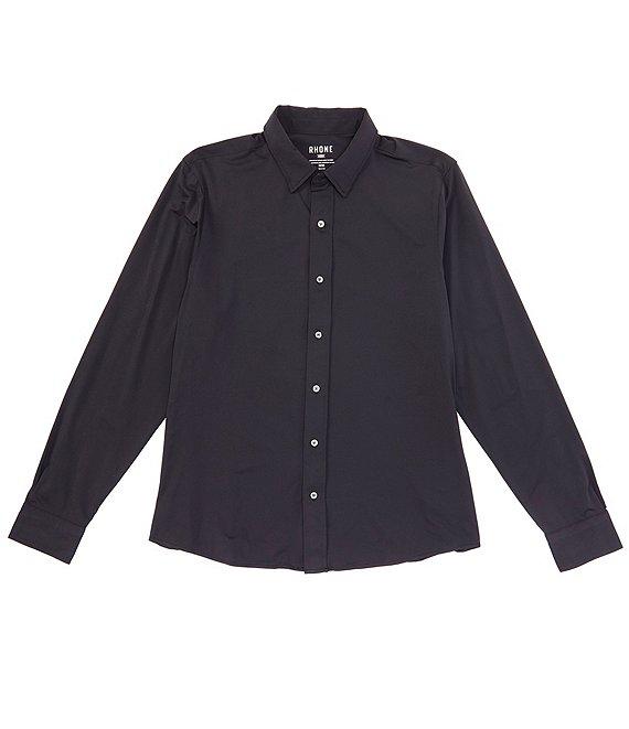 RHONE Slim Fit Solid Commuter Performance Stretch Long Sleeve Woven Shirt Product Image