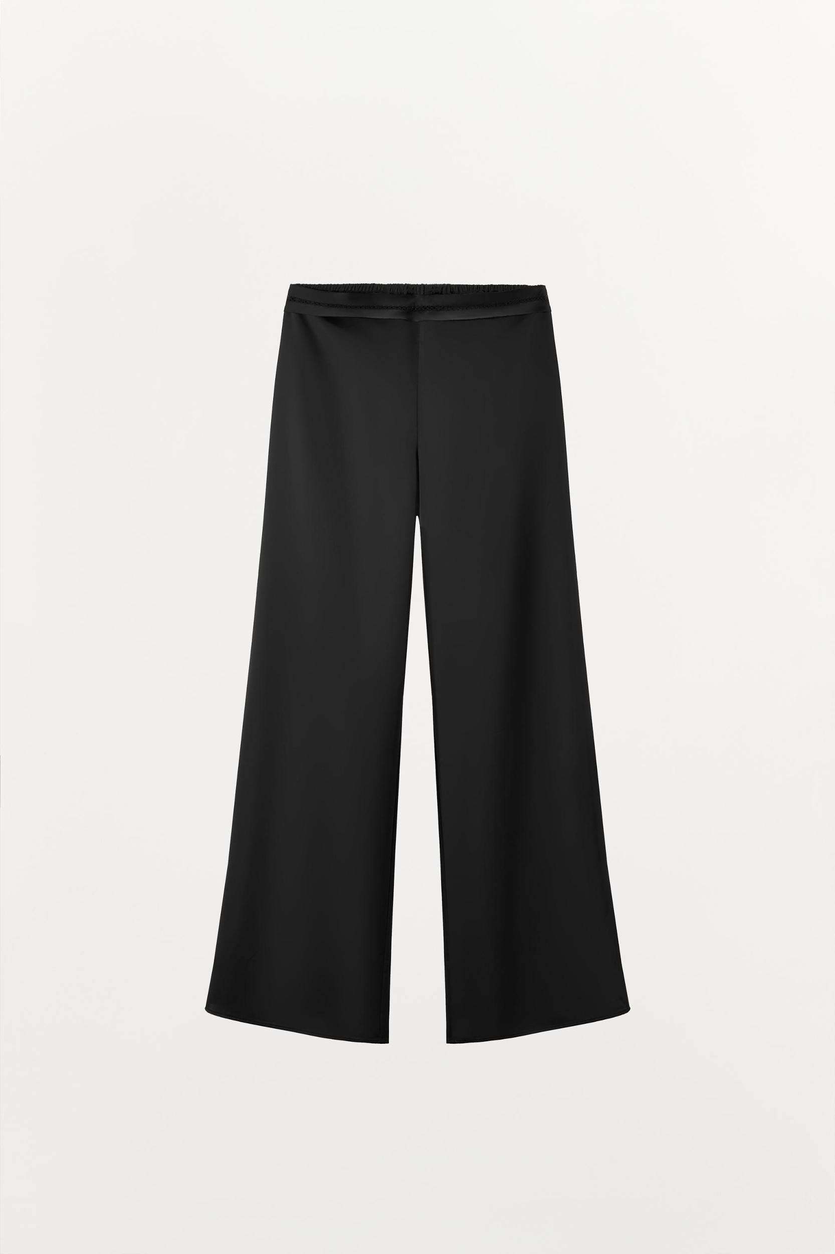 SATIN LACE ENTREDEUX TOP Product Image