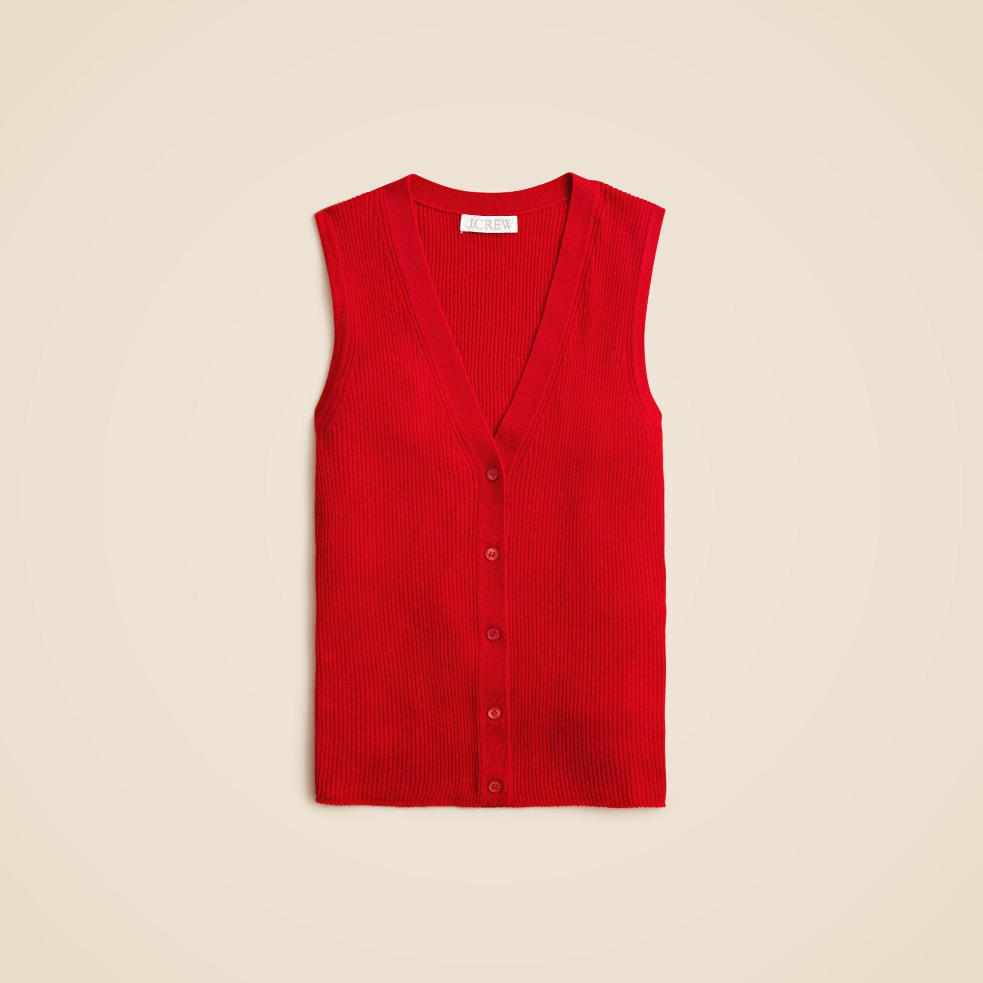 Cashmere-silk blend sweater shell Product Image