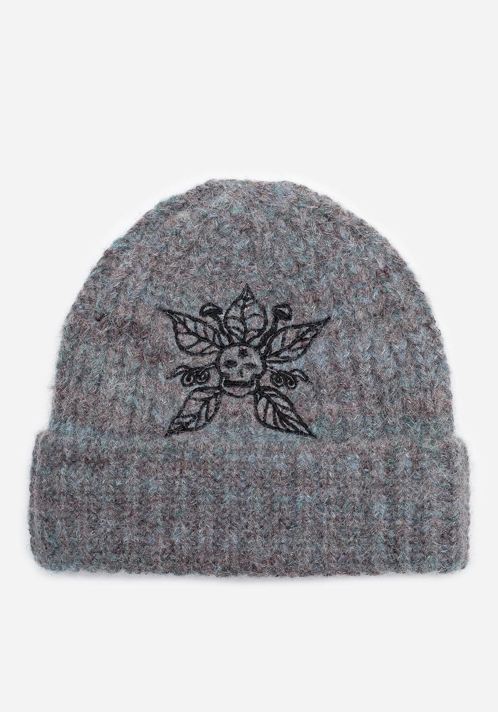 Mandragore Embroidered Knit Beanie Product Image