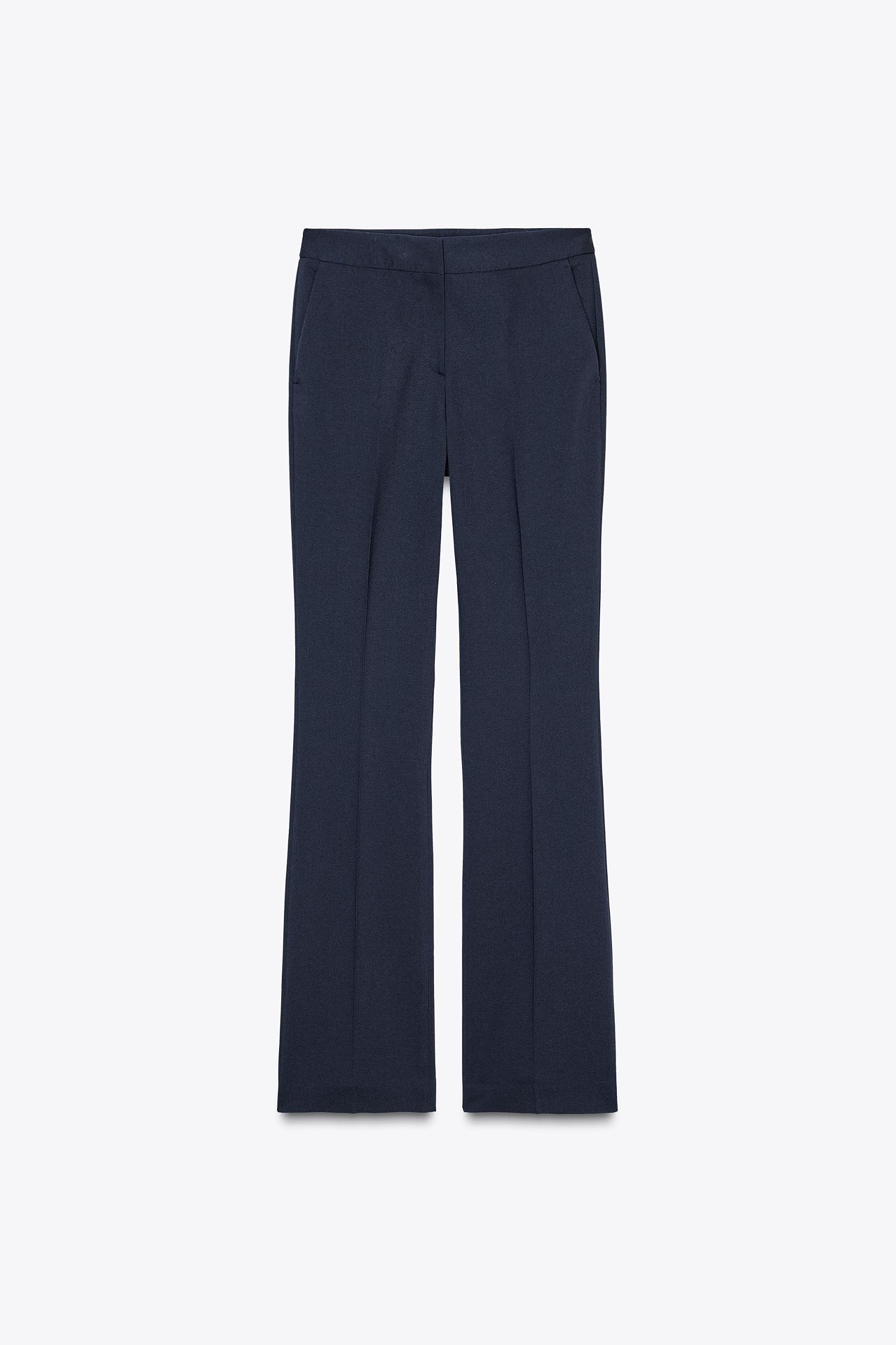 STRAIGHT MID-RISE PANTS Product Image