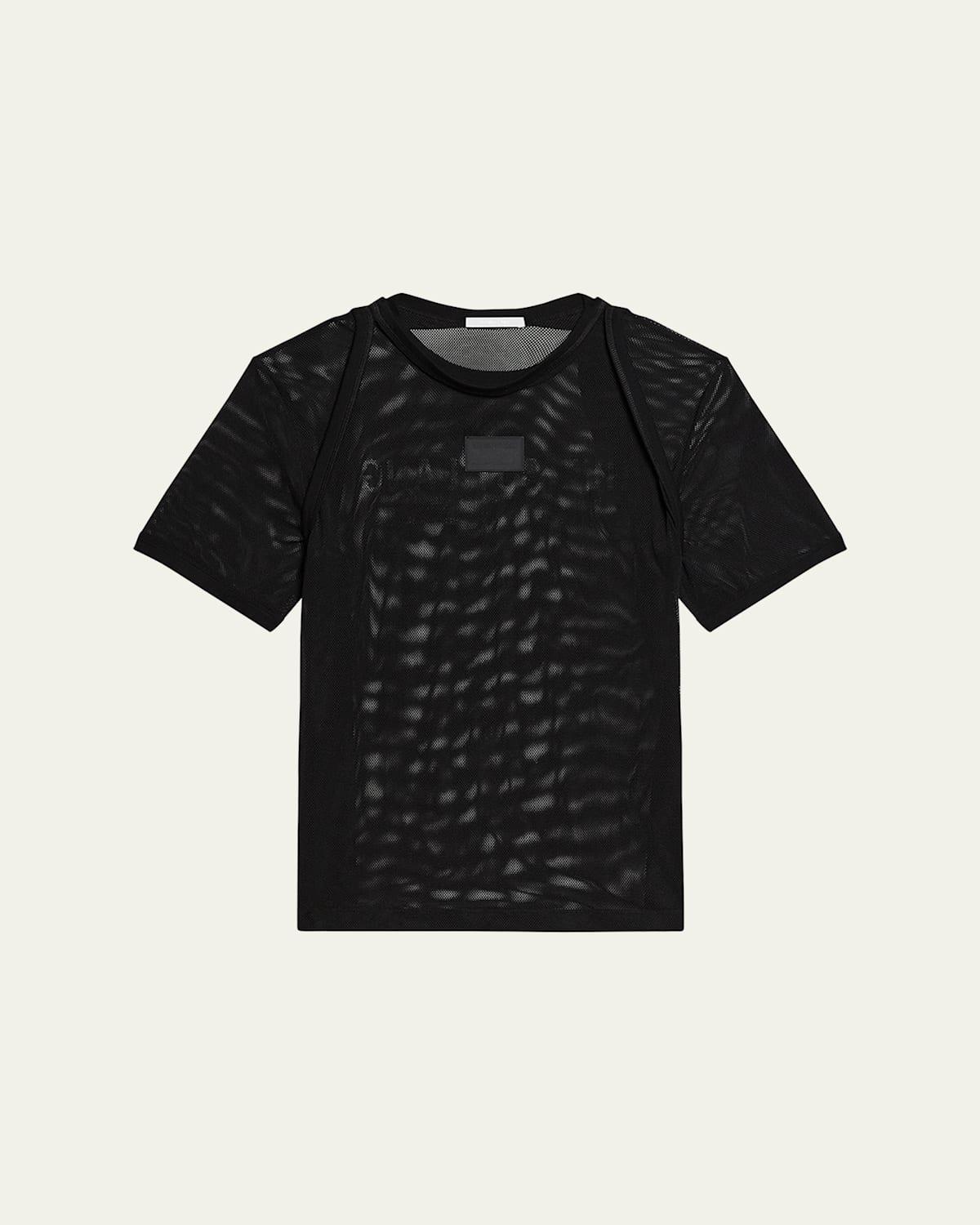 Men's Sheer Stretch Mesh T-Shirt Product Image
