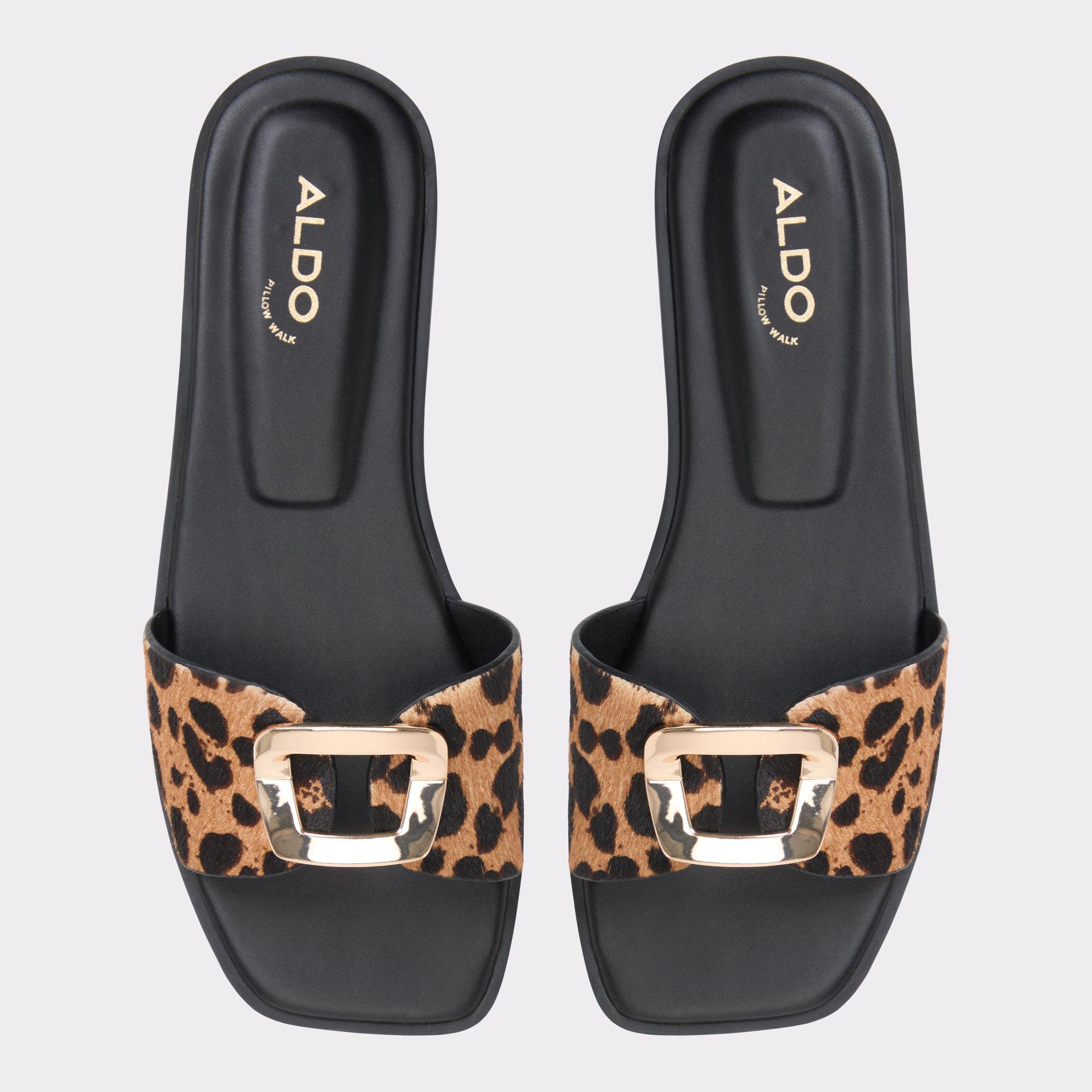 Tidella Brown Multi Women's Flat Sandals | ALDO US Product Image