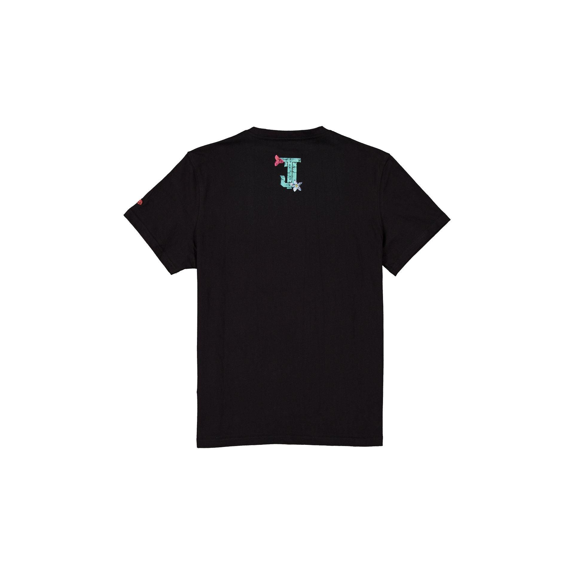 Toros de Tijuana Black Floral T-Shirt Male Product Image