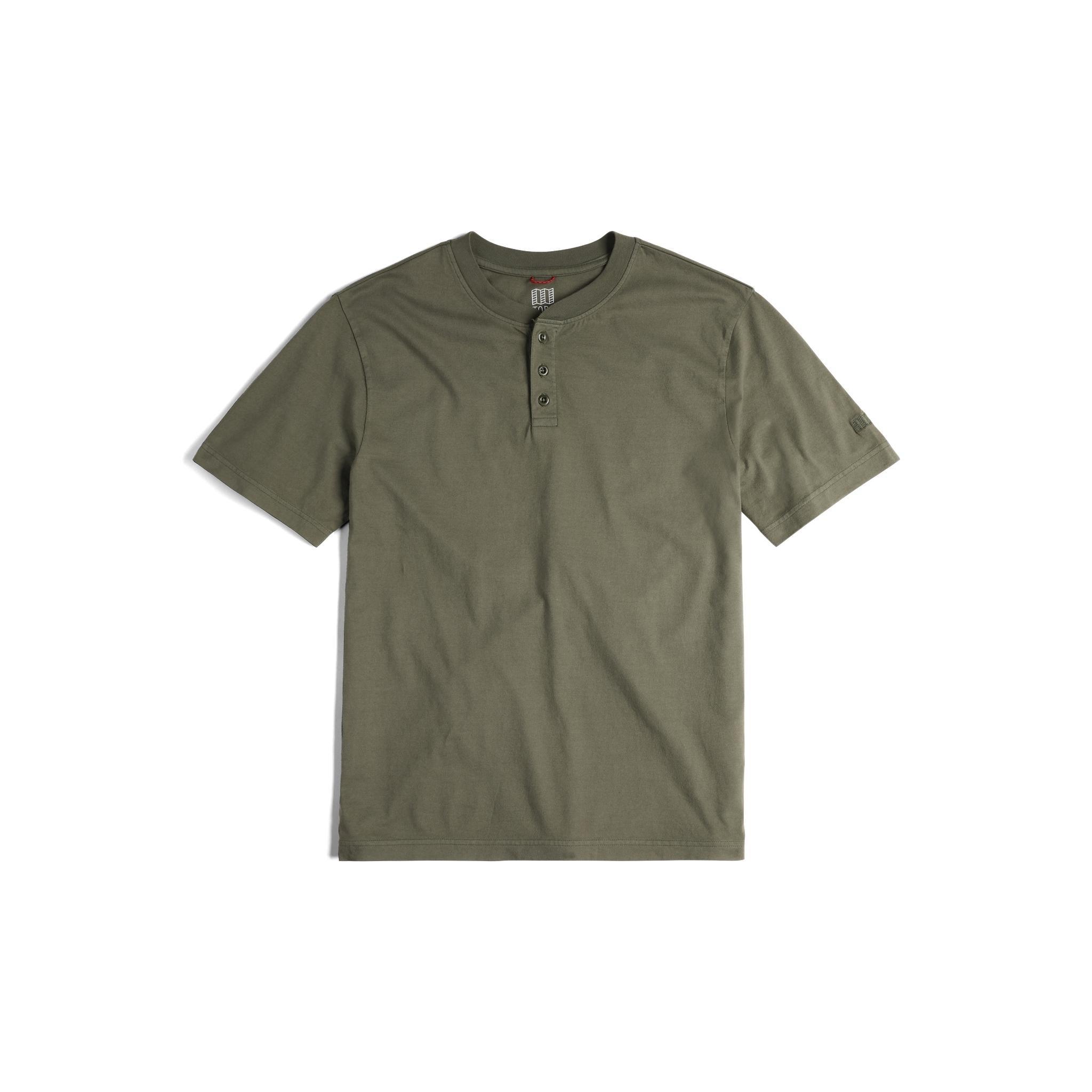 Dirt Henley Short Sleeve Shirt - Men's Male Product Image