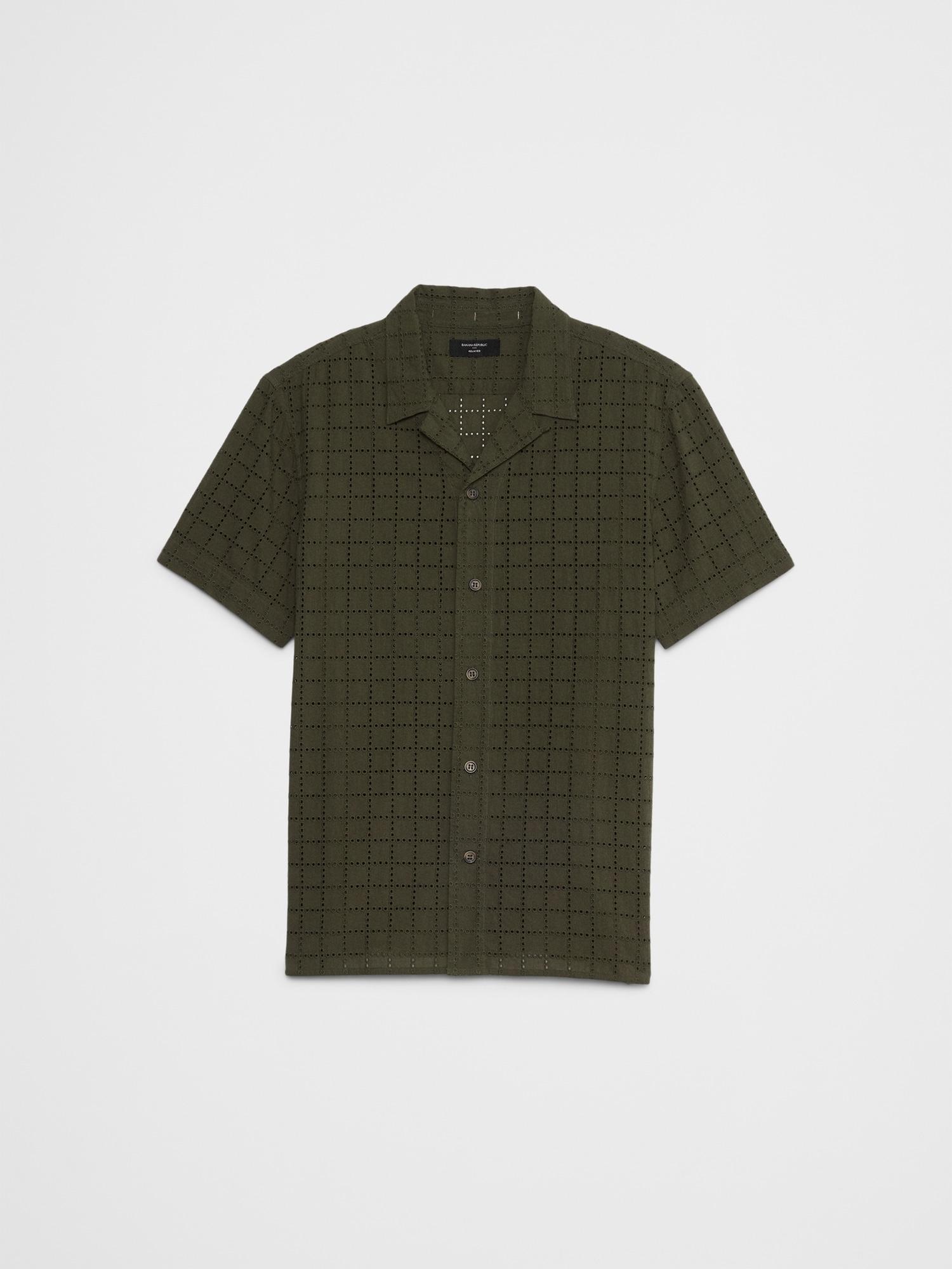 Eyelet Resort Shirt Product Image