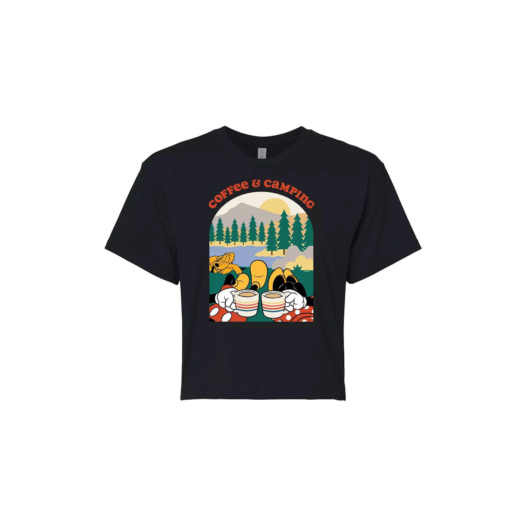 Disney's Bambi Women's Up To Snow Good Cropped Tee, Girl's,  Product Image