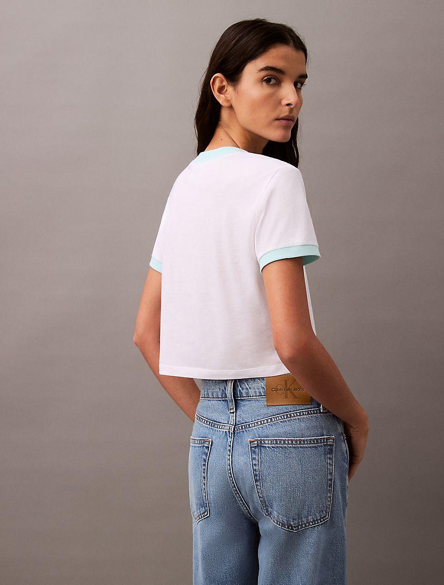 Logo Graphic Cropped Classic T-Shirt Product Image