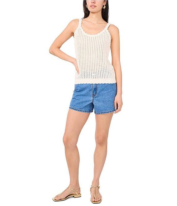 1. STATE Knit Scoop Neck Sleeveless Tank Product Image