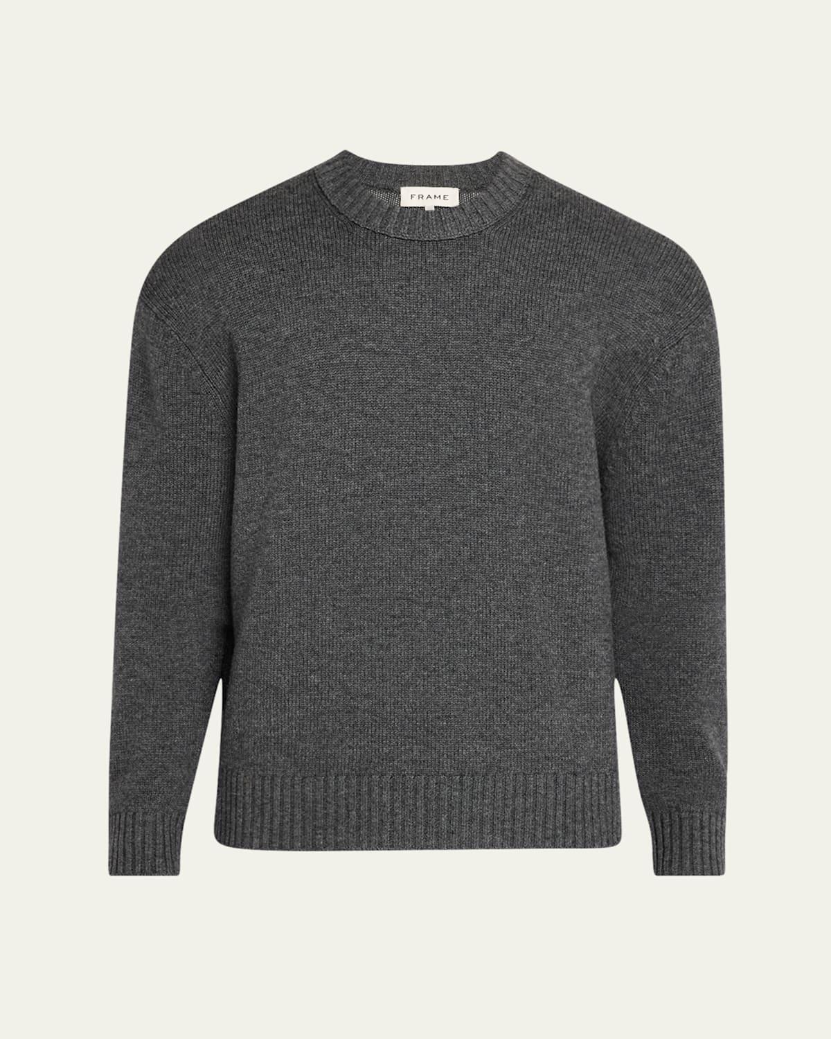Mens Wool-Cashmere Crew Sweater Product Image