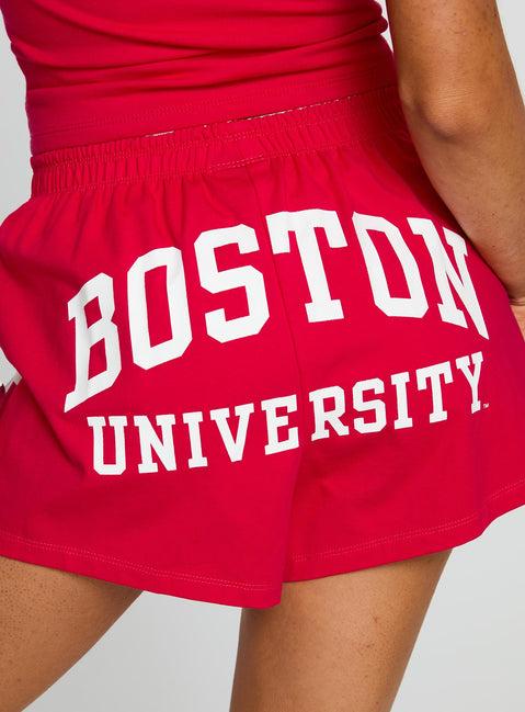 Boston University Soffee Shorts Red Product Image