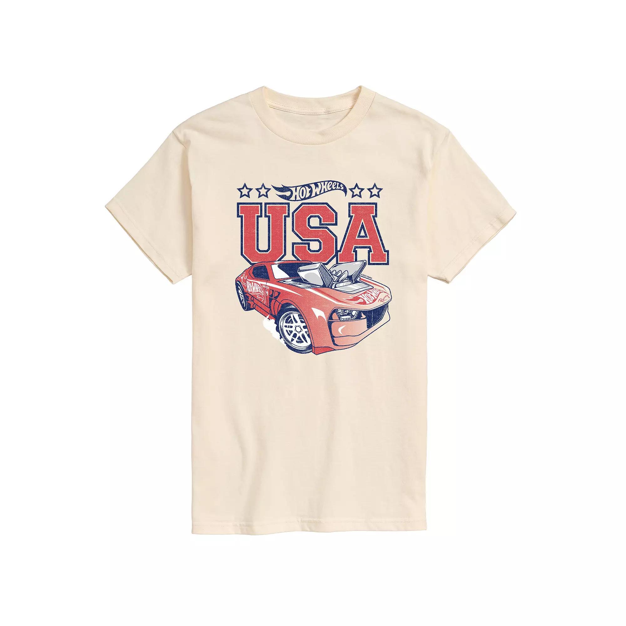 Men's Hot Wheels USA Graphic Tee,  Product Image
