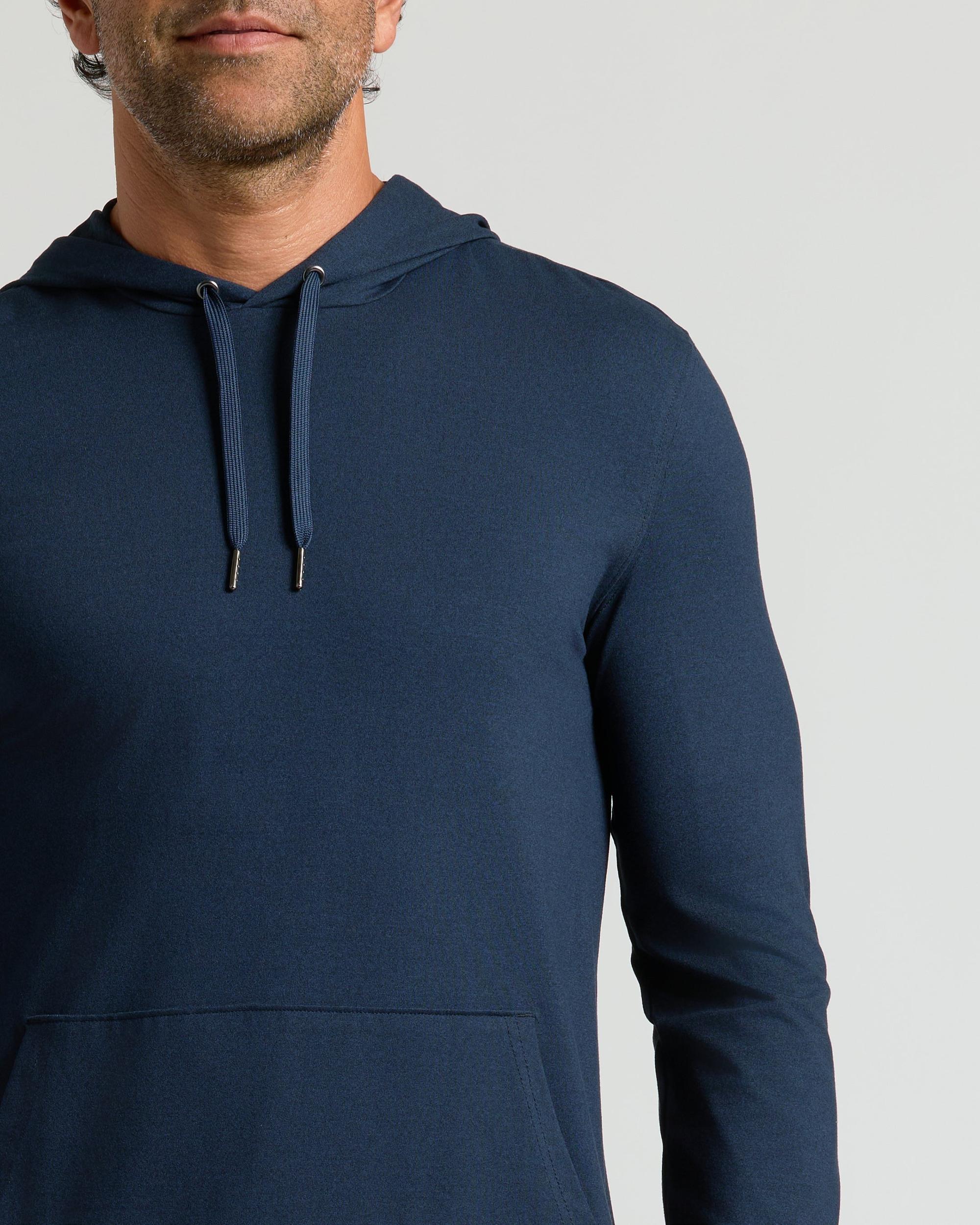 Heather Navy Active Comfort Pullover Hoodie Product Image