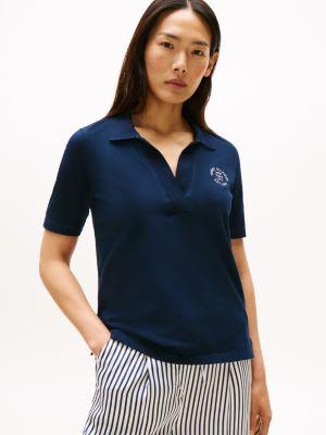 Regular Fit Circle Logo Stretch Polo Product Image