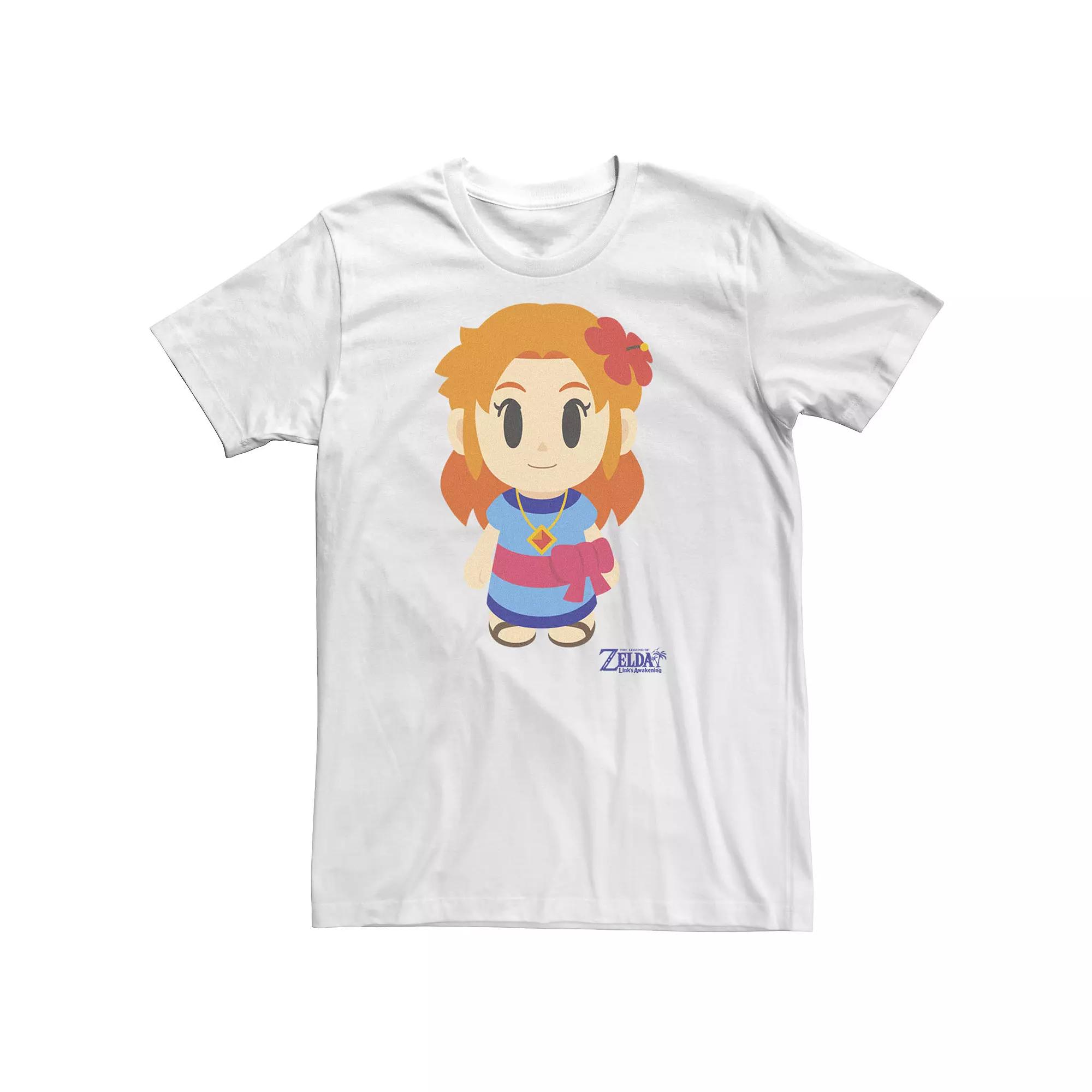 Big & Tall Nintendo The Legend Of Zelda Links Awakening Marin Avatar Style Portrait Tee, Men's,  Product Image
