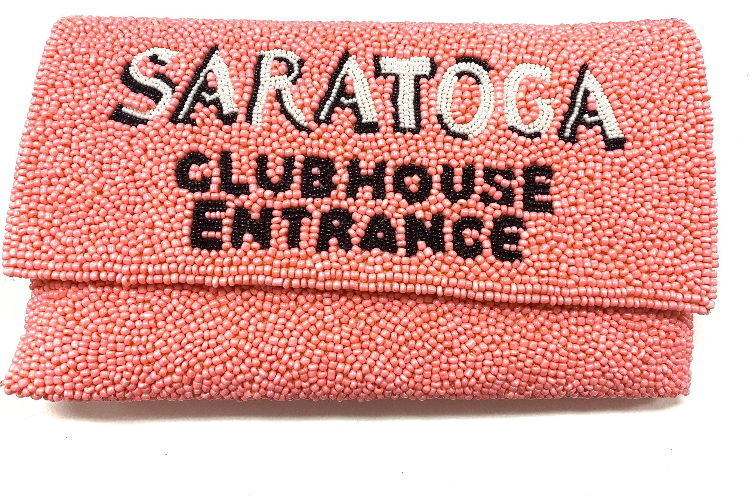 Beaded Saratoga Clubhouse Clutch 4 colors Product Image