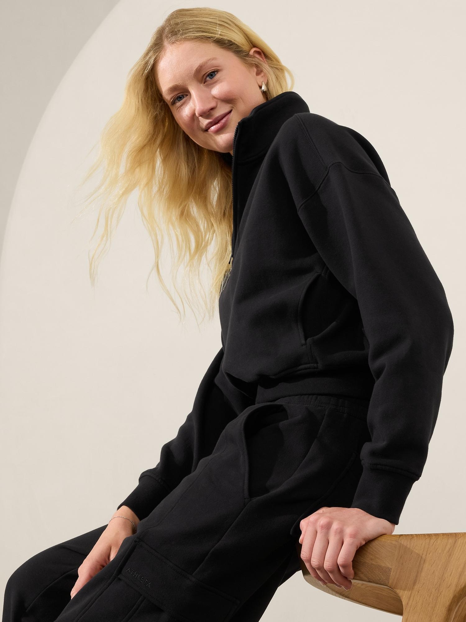 Forever Fleece 1/2 Zip High Hip Sweatshirt Product Image