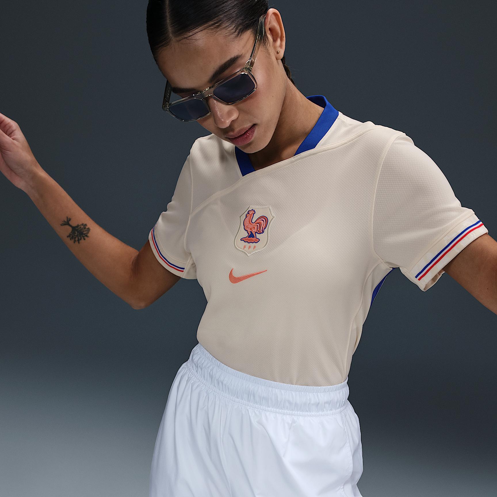 FFF 2025 Stadium Away (Women's Team) Women's Nike Dri-FIT Soccer Replica Jersey Product Image