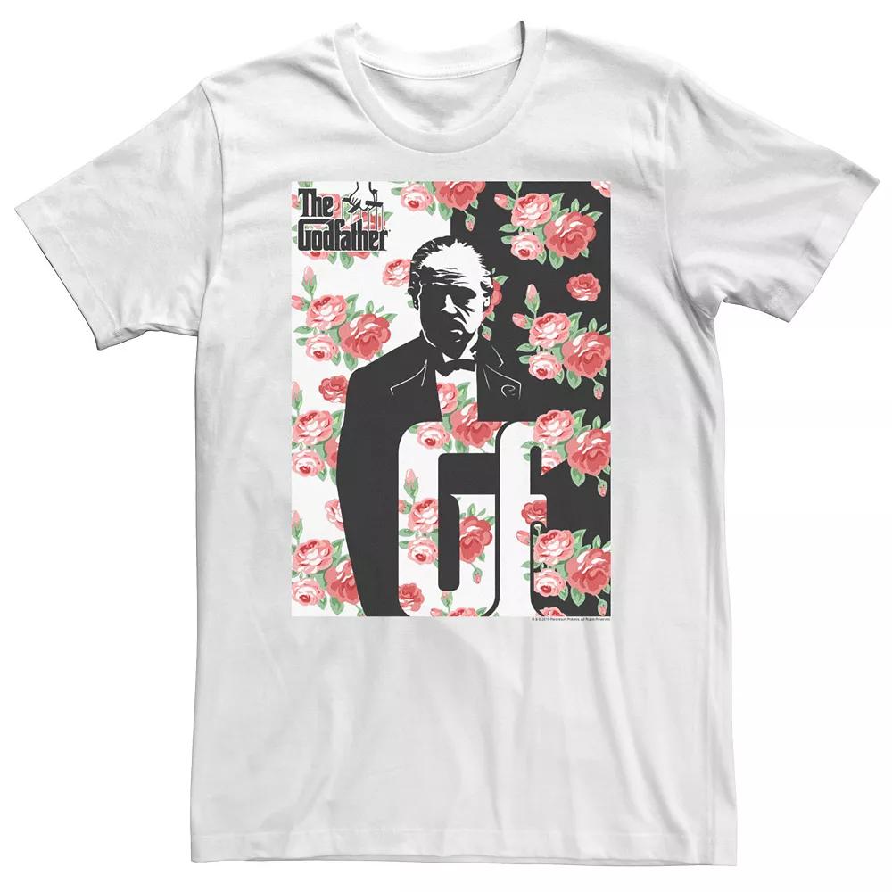 Big & Tall The Godfather The Don Floral Portrait Graphic Tee, Men's,  Product Image