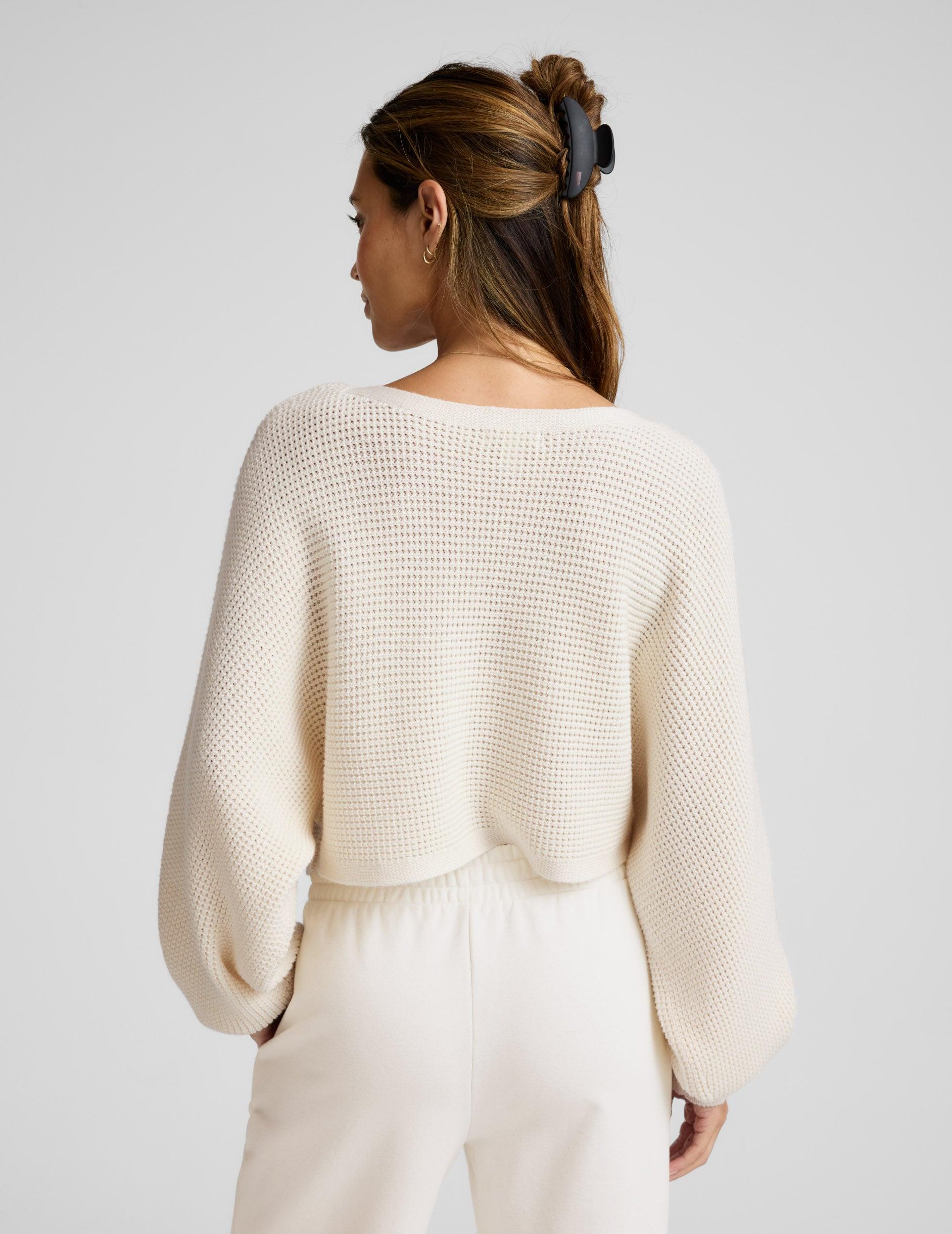 Ready For Barre Cropped Sweater Product Image