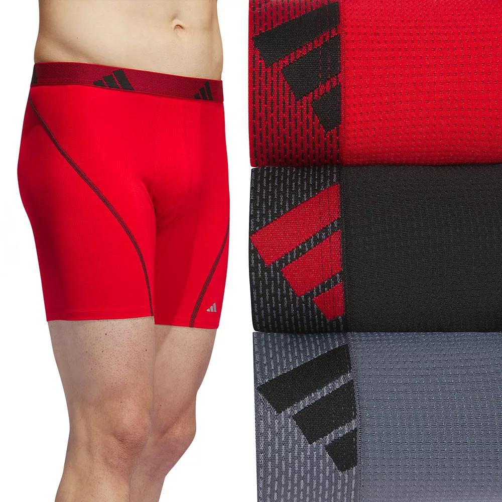 Men's adidas 3-pack Sport Performance Mesh 5" Boxer Briefs,  Product Image