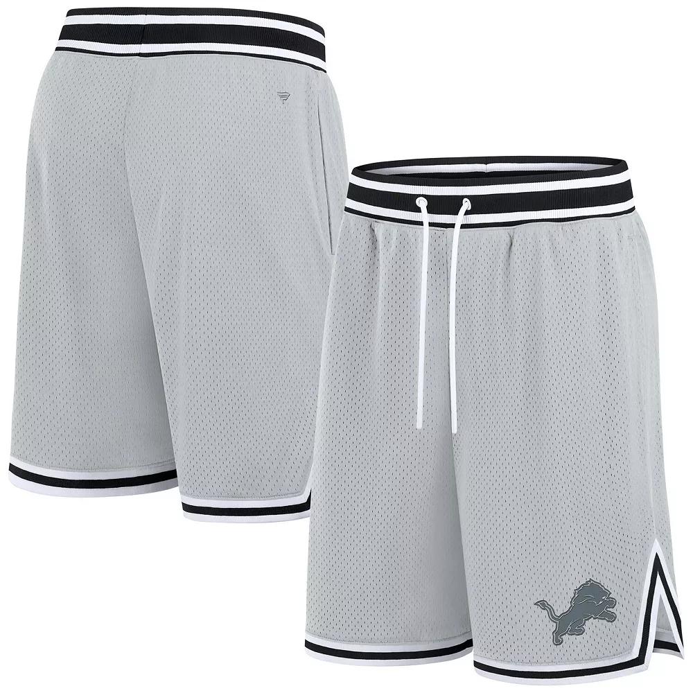 Men's Fanatics Silver Detroit Lions Elements Future Ground Shorts,  Product Image