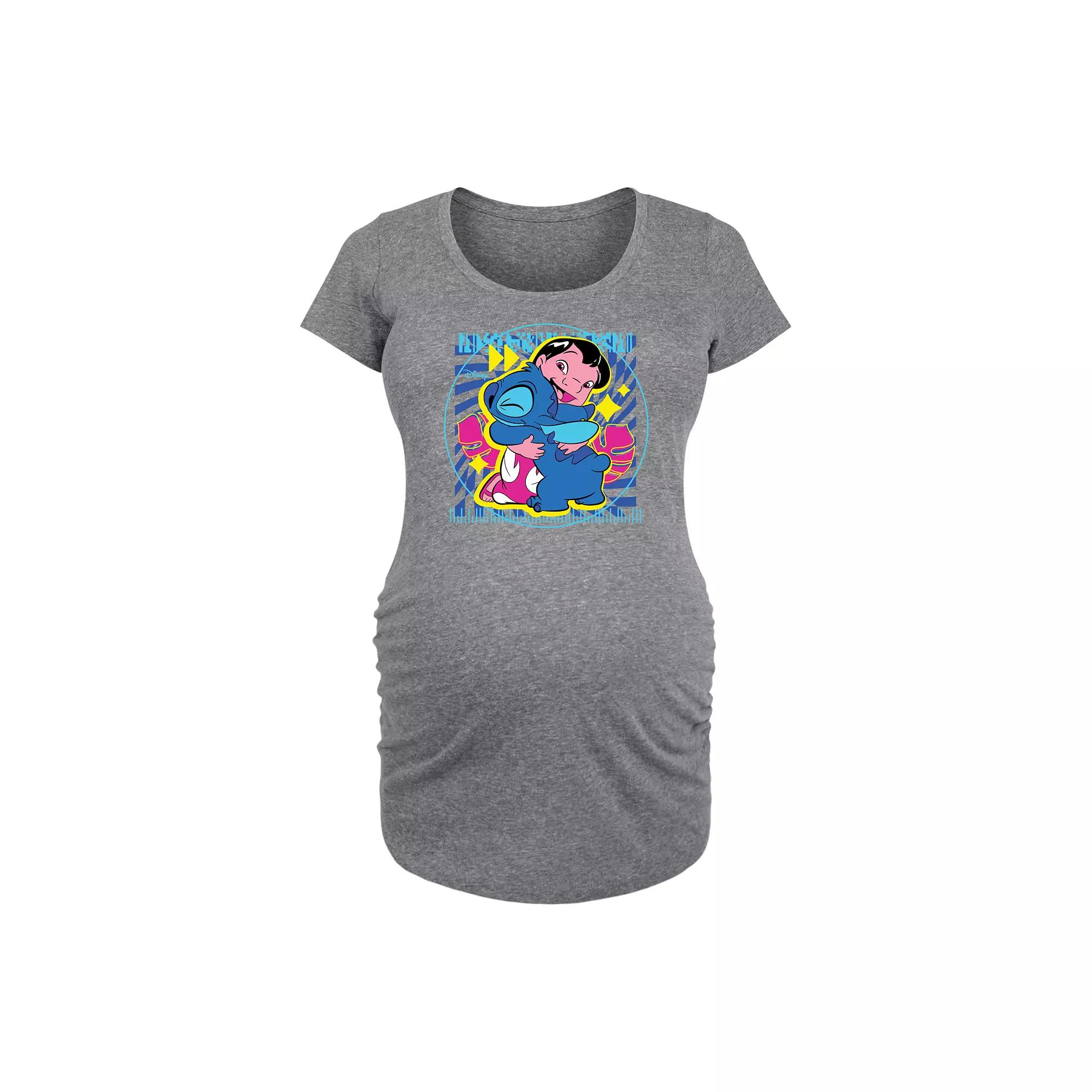 Disney's Lilo & Stitch Maternity Hug Graphic Tee, Women's,  Product Image