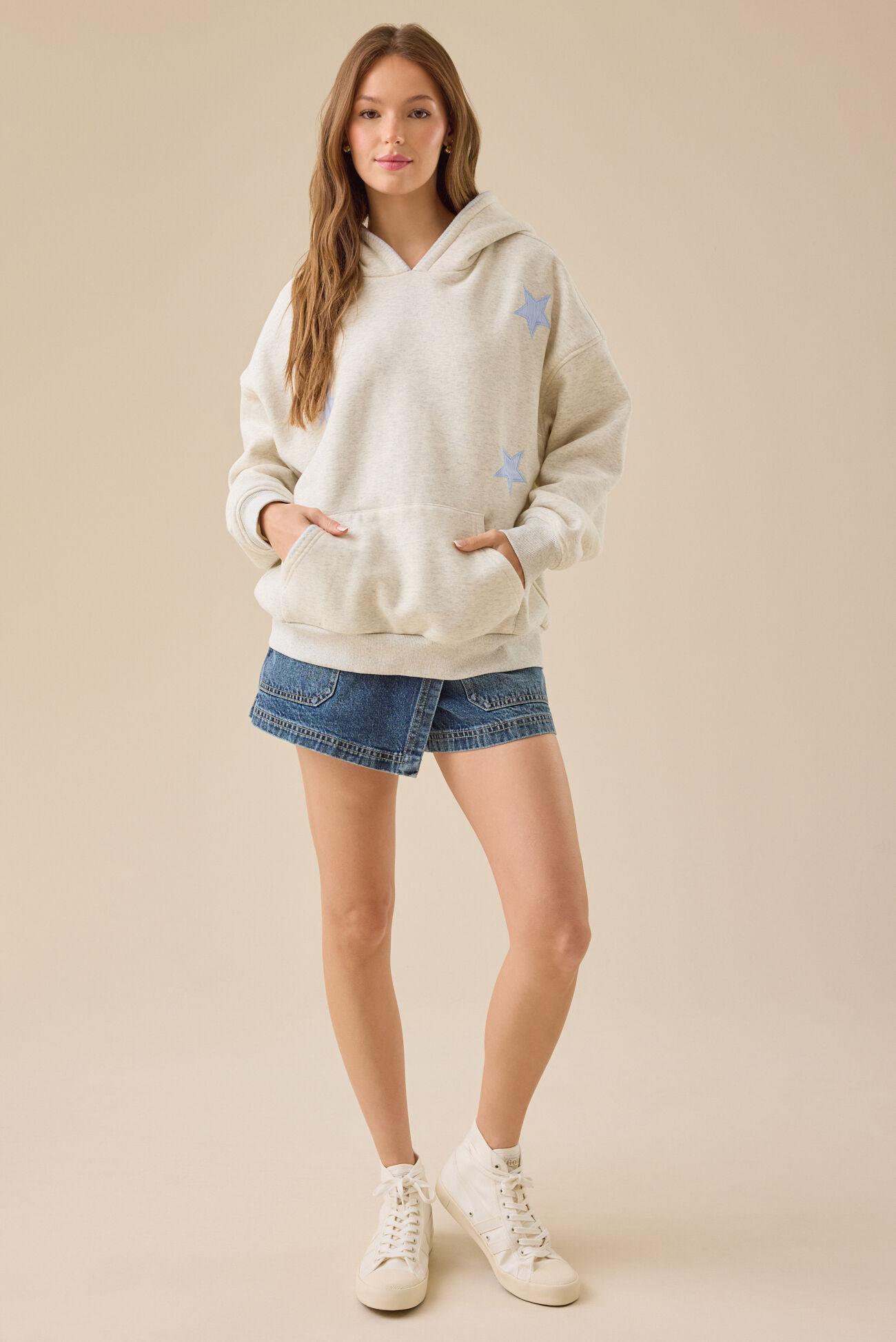 Stripe Star Hoodie Product Image