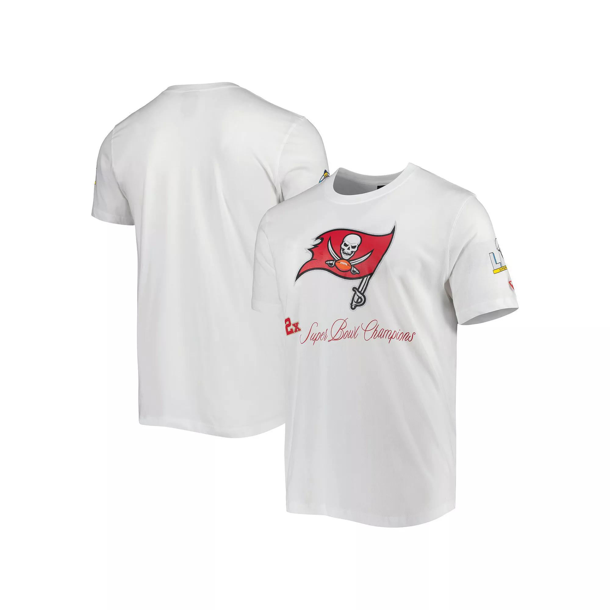 Men's New Era White Tampa Bay Buccaneers Historic Champs T-Shirt,  Product Image