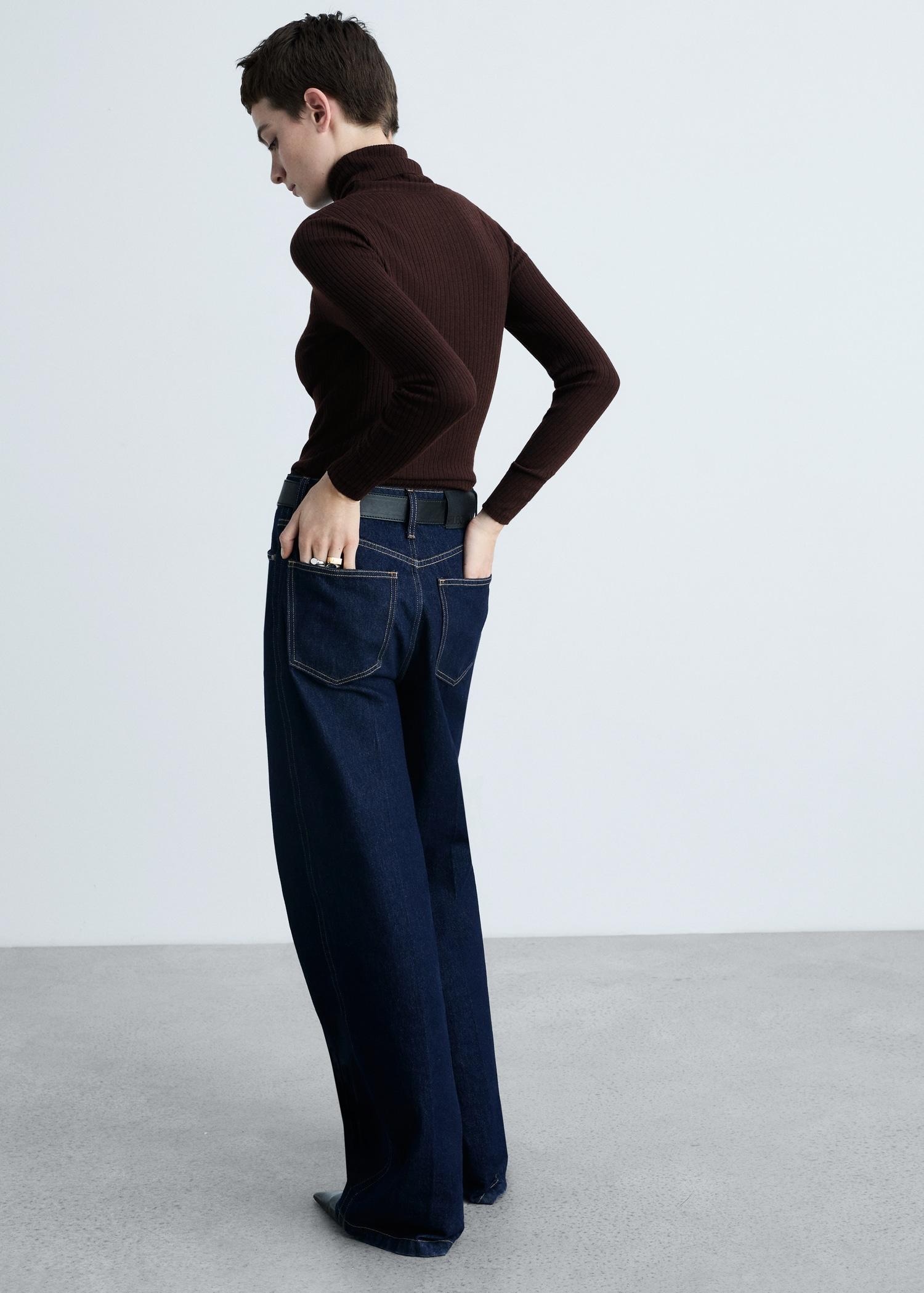 Wool blend turtleneck sweater - Women | MANGO USA Product Image