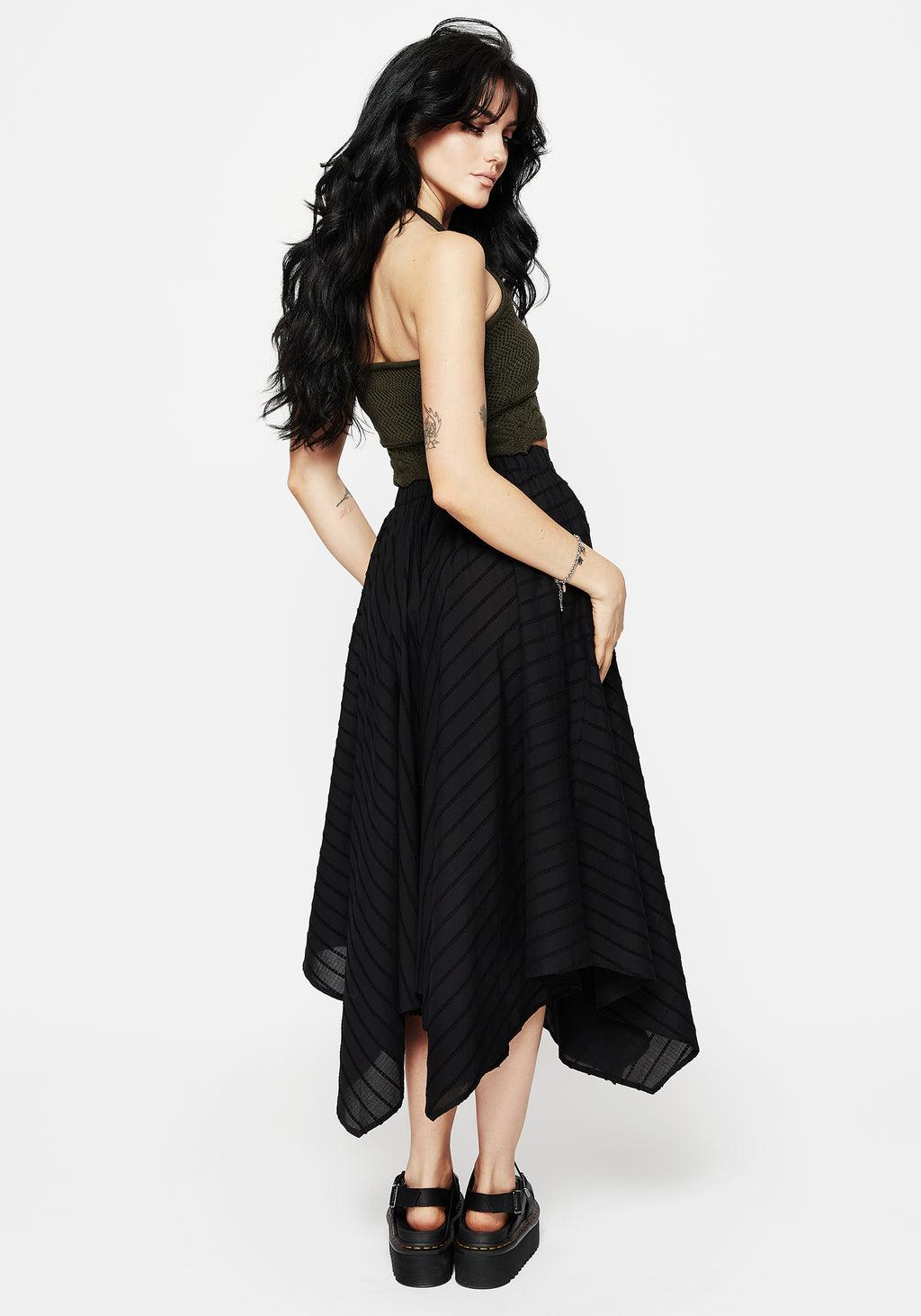 Blythe Handkerchief Hem Midaxi Skirt Product Image