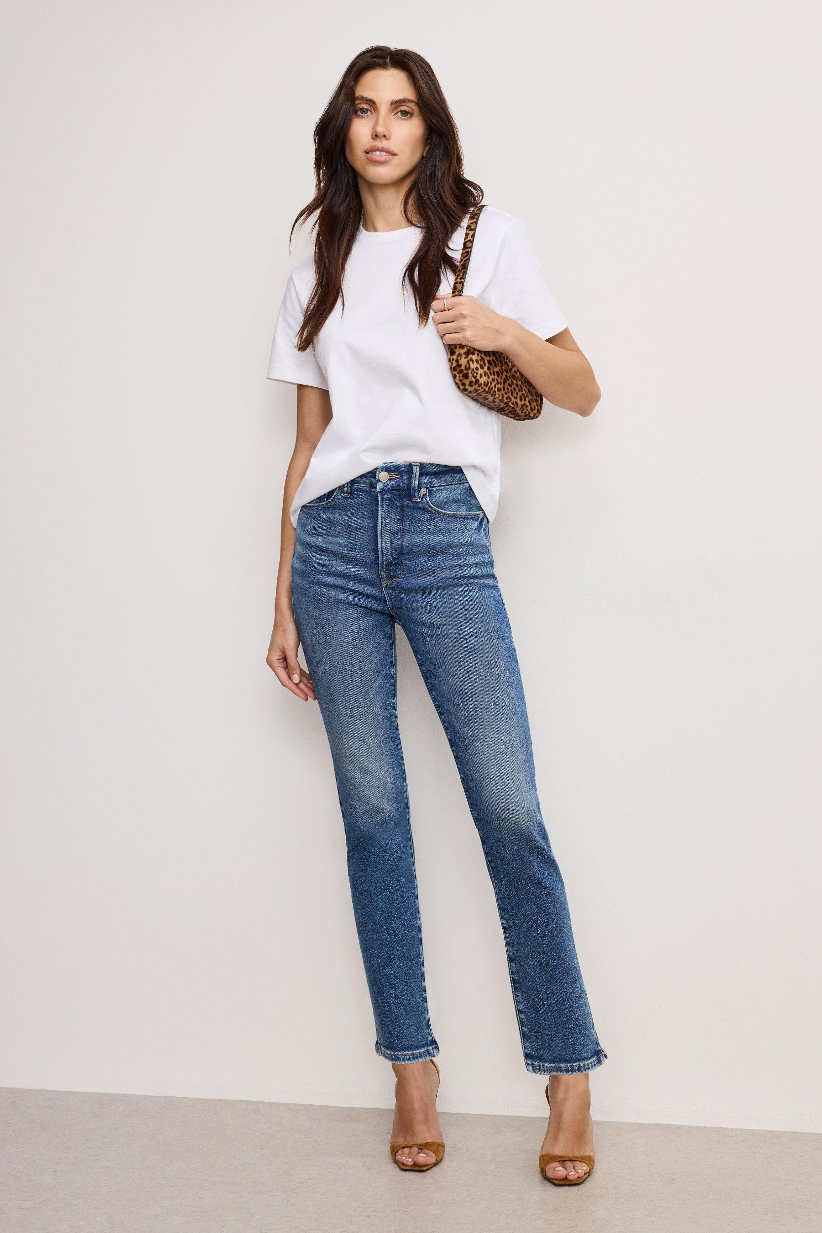 GOOD CLASSIC SLIM STRAIGHT JEANS | INDIGO850 Product Image