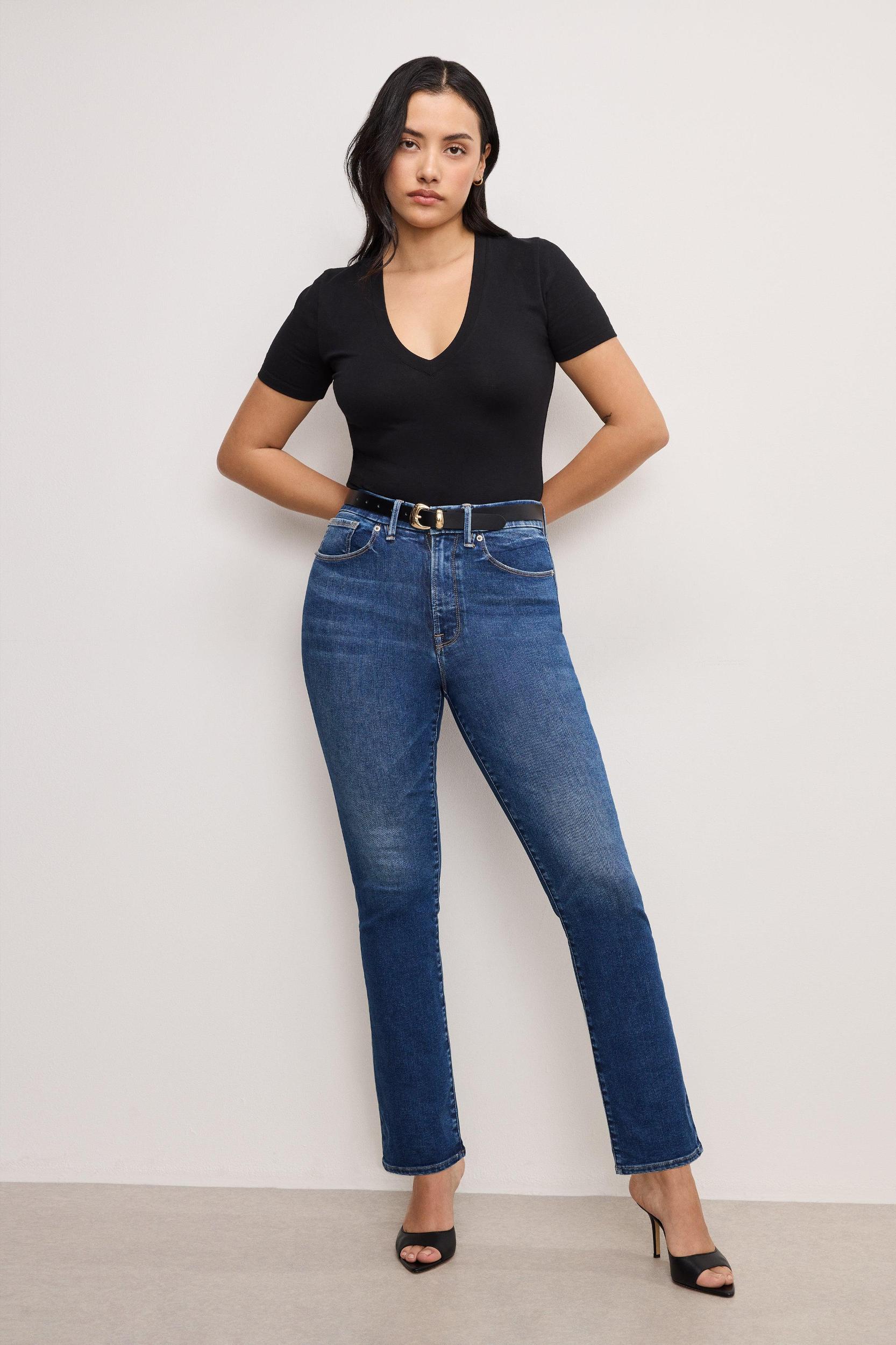 SUPER STRETCH DEEP V BODYSUIT | BLACK001 Product Image