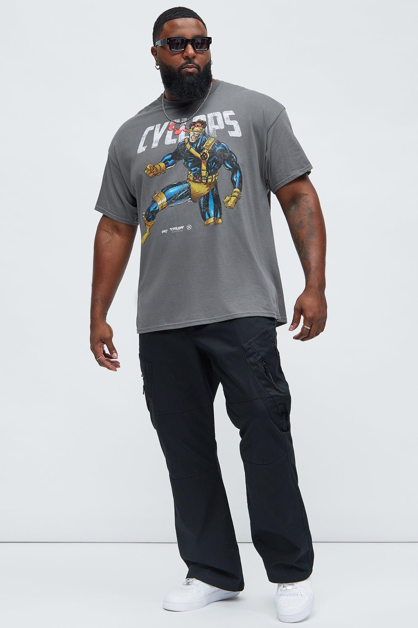 X Men Cyclops Short Sleeve Tee - Charcoal Product Image