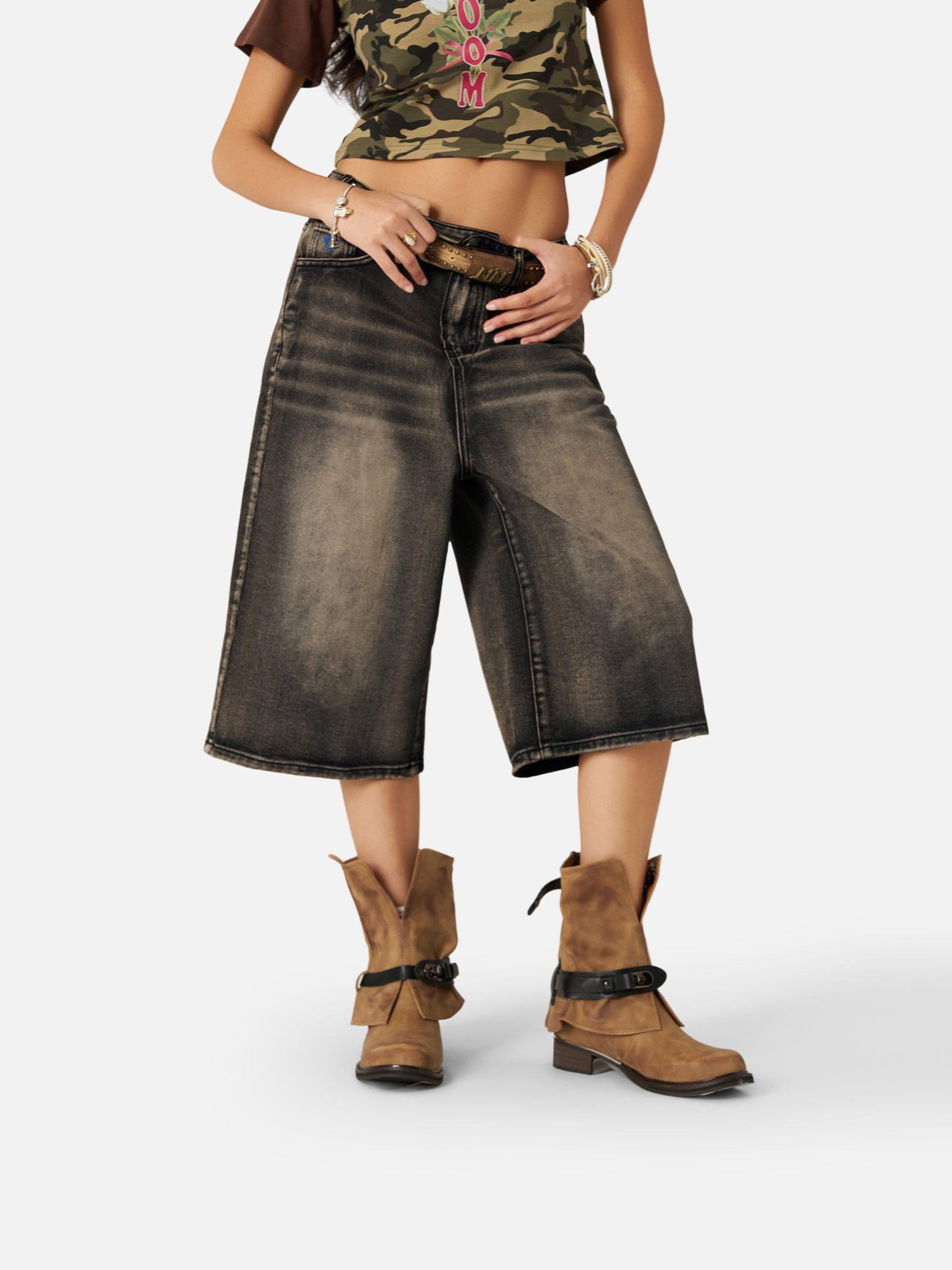 Aelfric Eden Vintage Washed Longline Jorts Product Image