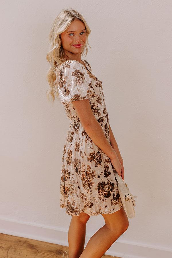 Swift And Chic Velvet Mini Dress Product Image