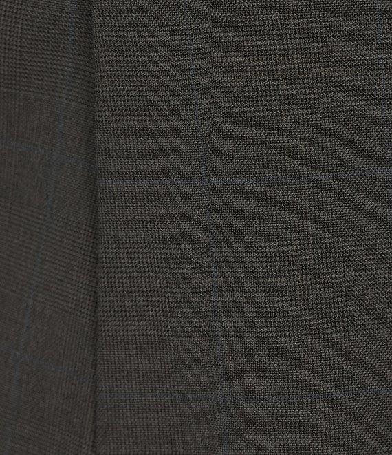 Roundtree & Yorke travelSMART Classic Fit Plaid Dress Pants Product Image