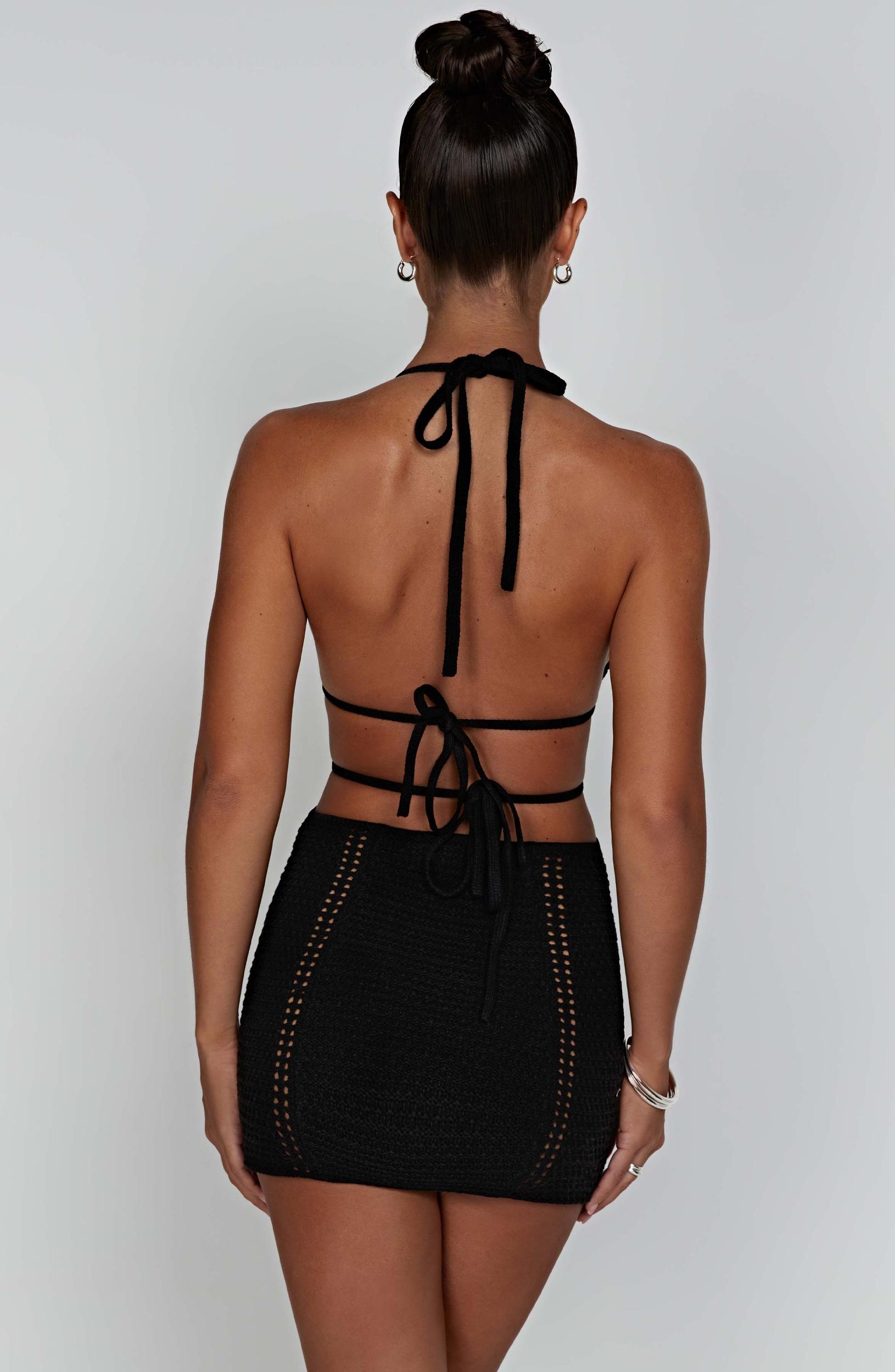 Selena Mini Dress - Black Product Image
