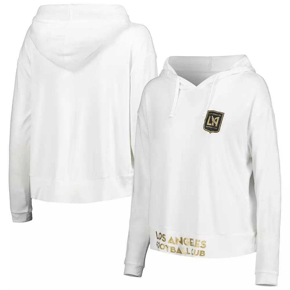 Women's Concepts Sport White LAFC Accord Hoodie Long Sleeve Top, Size: Large, Lfc White Product Image